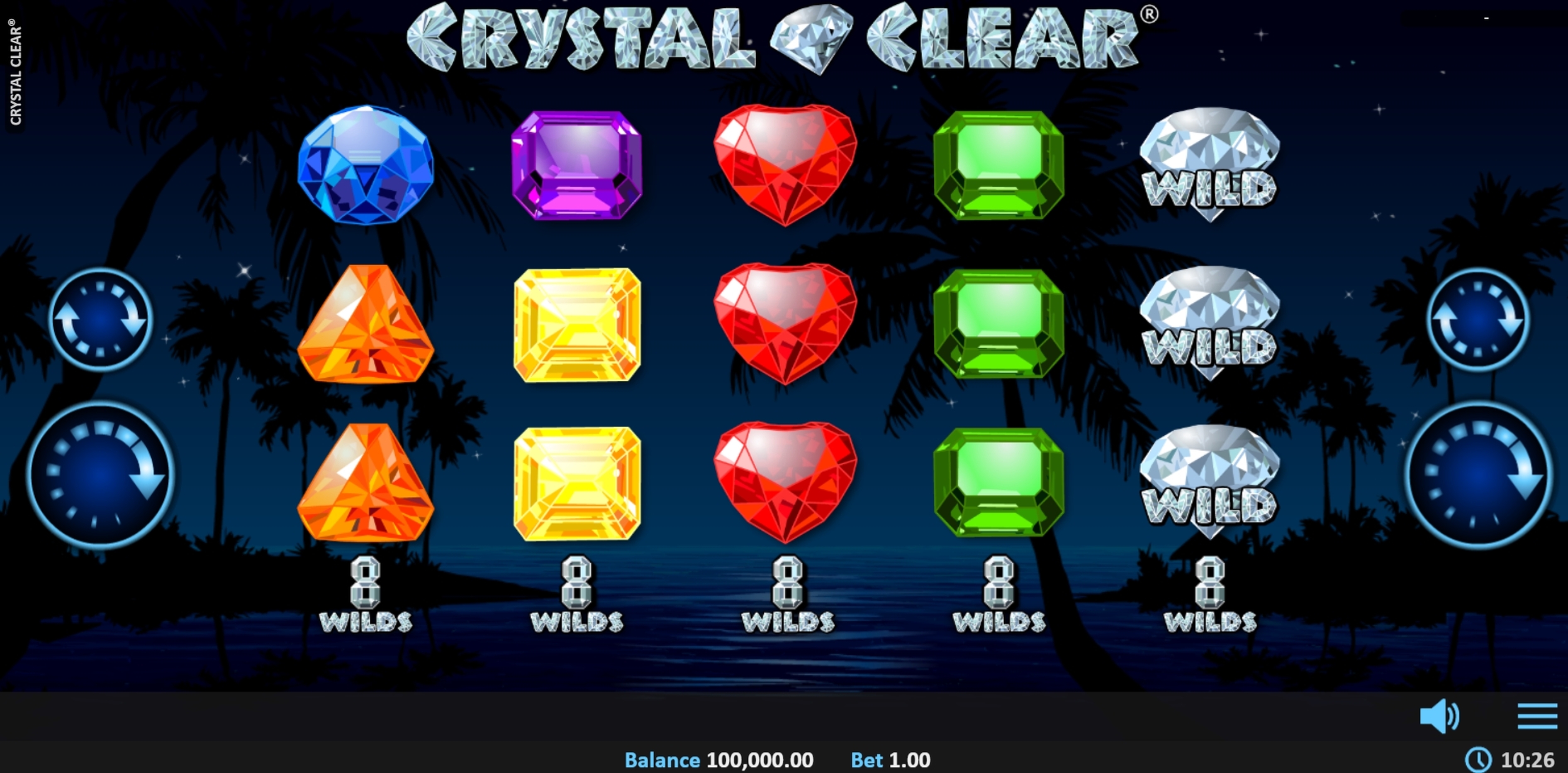 Reels in Crystal Clear Slot Game by Realistic Games