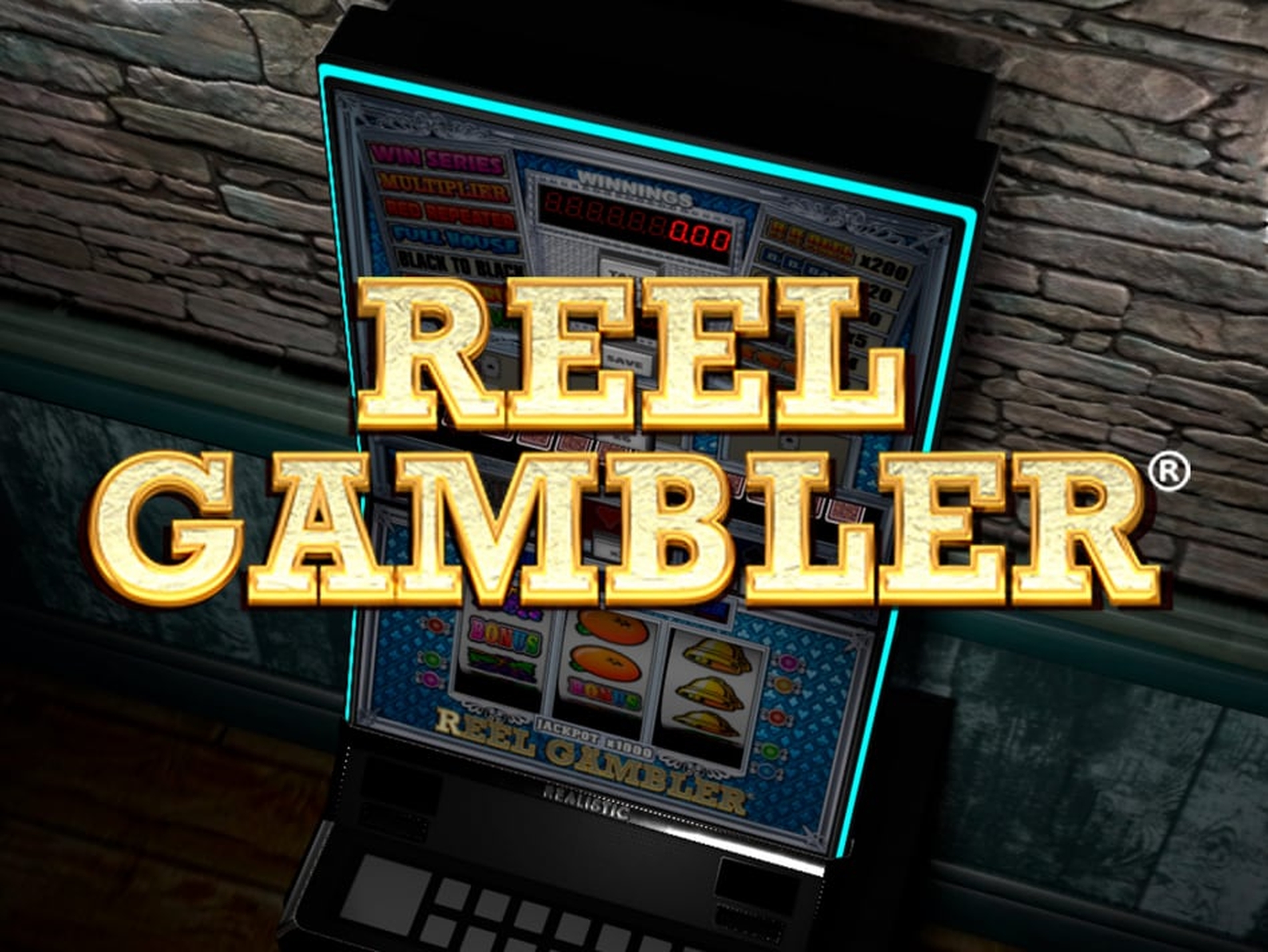 Reels in Reel Gambler Slot Game by Realistic Games