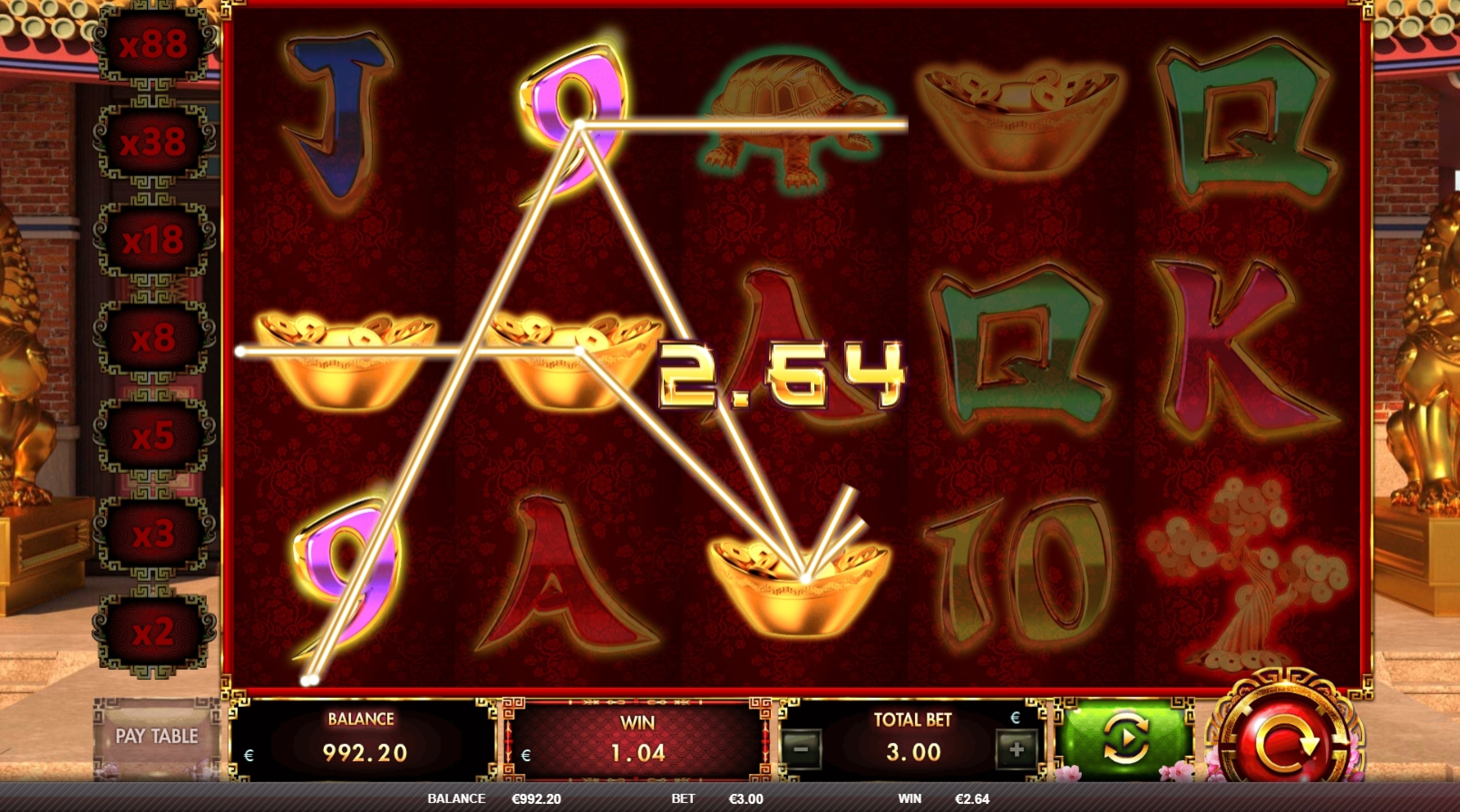 Win Money in Cai Shen 88 Free Slot Game by Red Rake Gaming