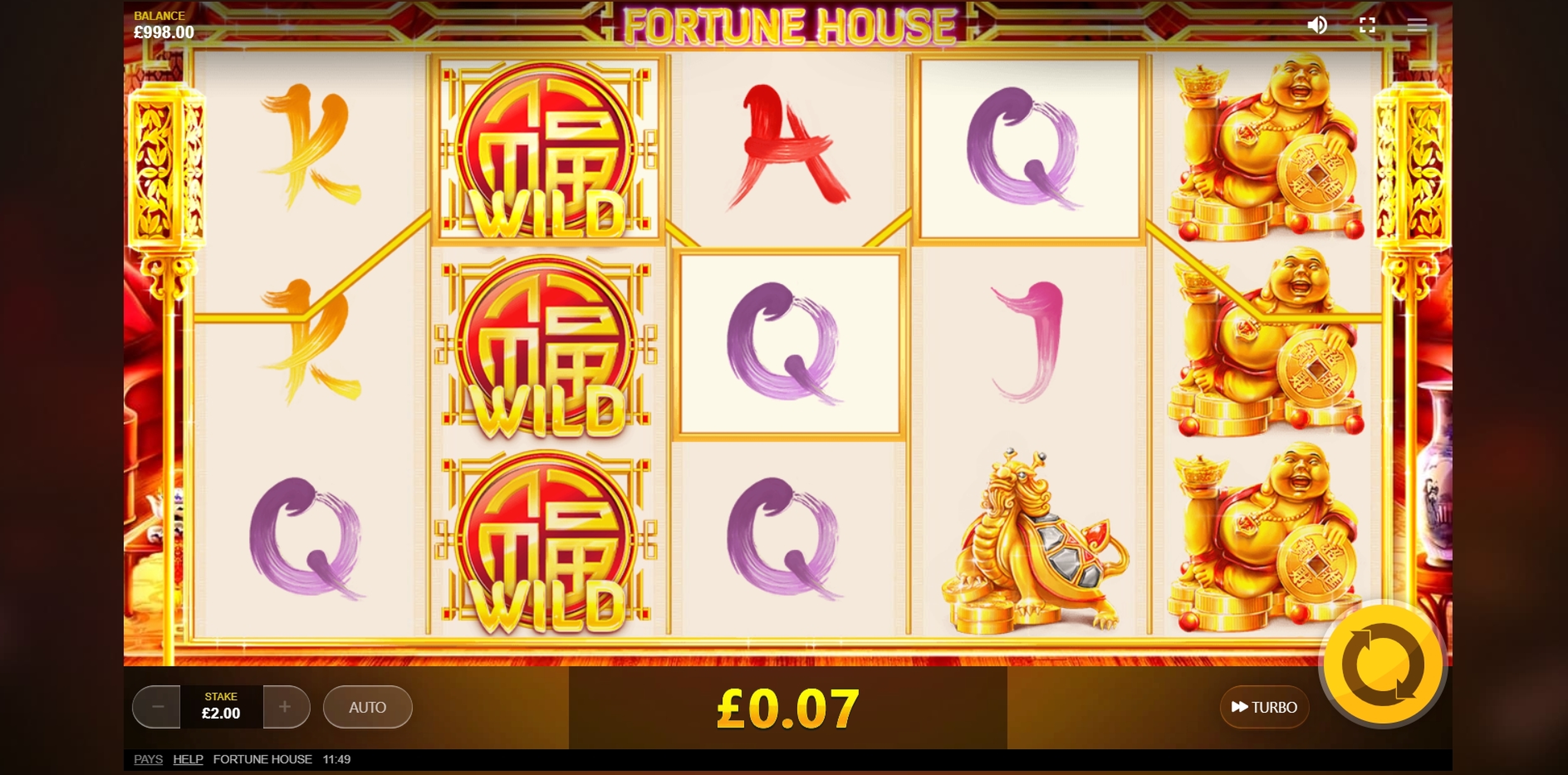 Win Money in Fortune House Free Slot Game by Red Tiger Gaming