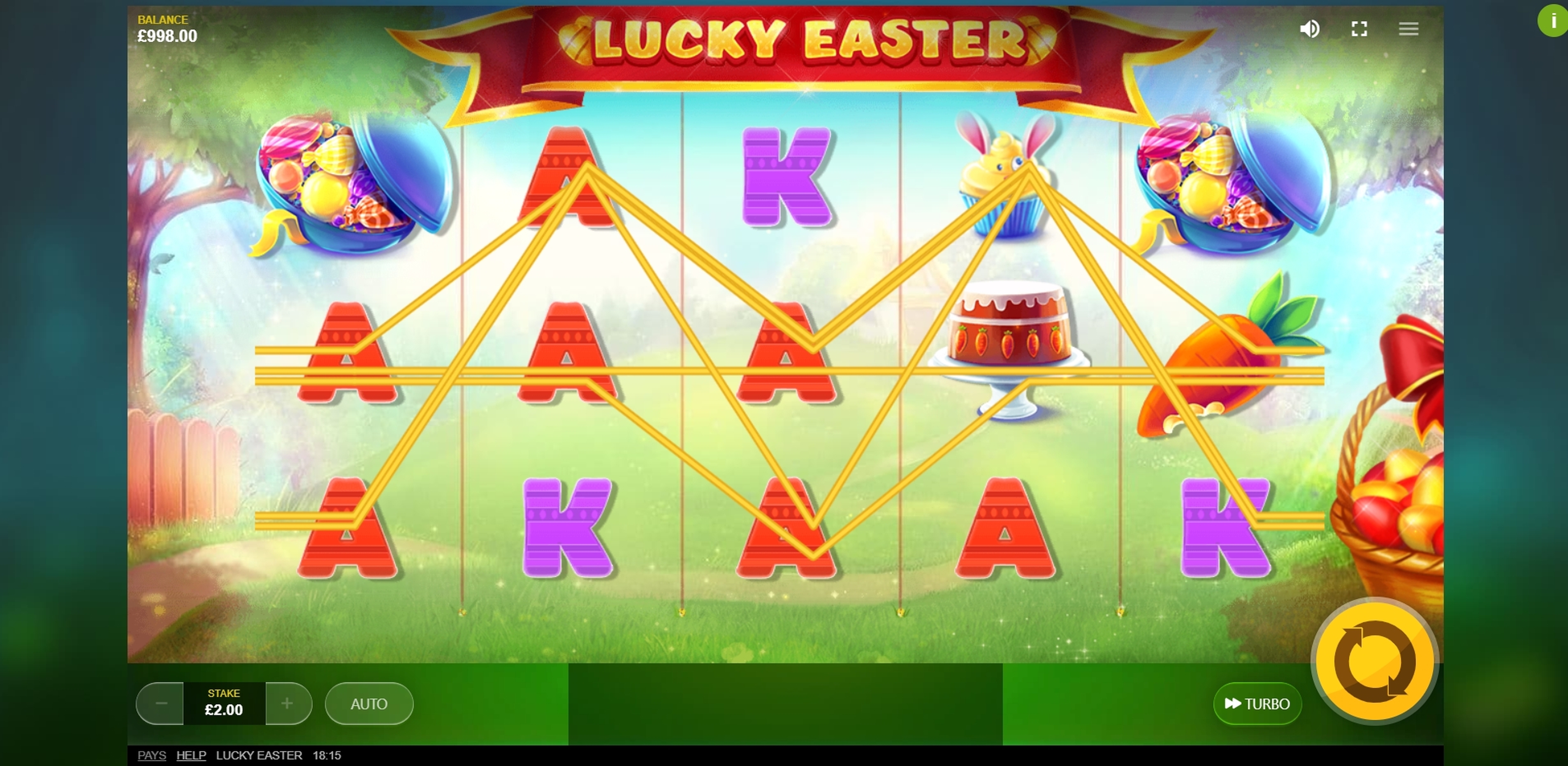 Win Money in Lucky Easter Free Slot Game by Red Tiger Gaming