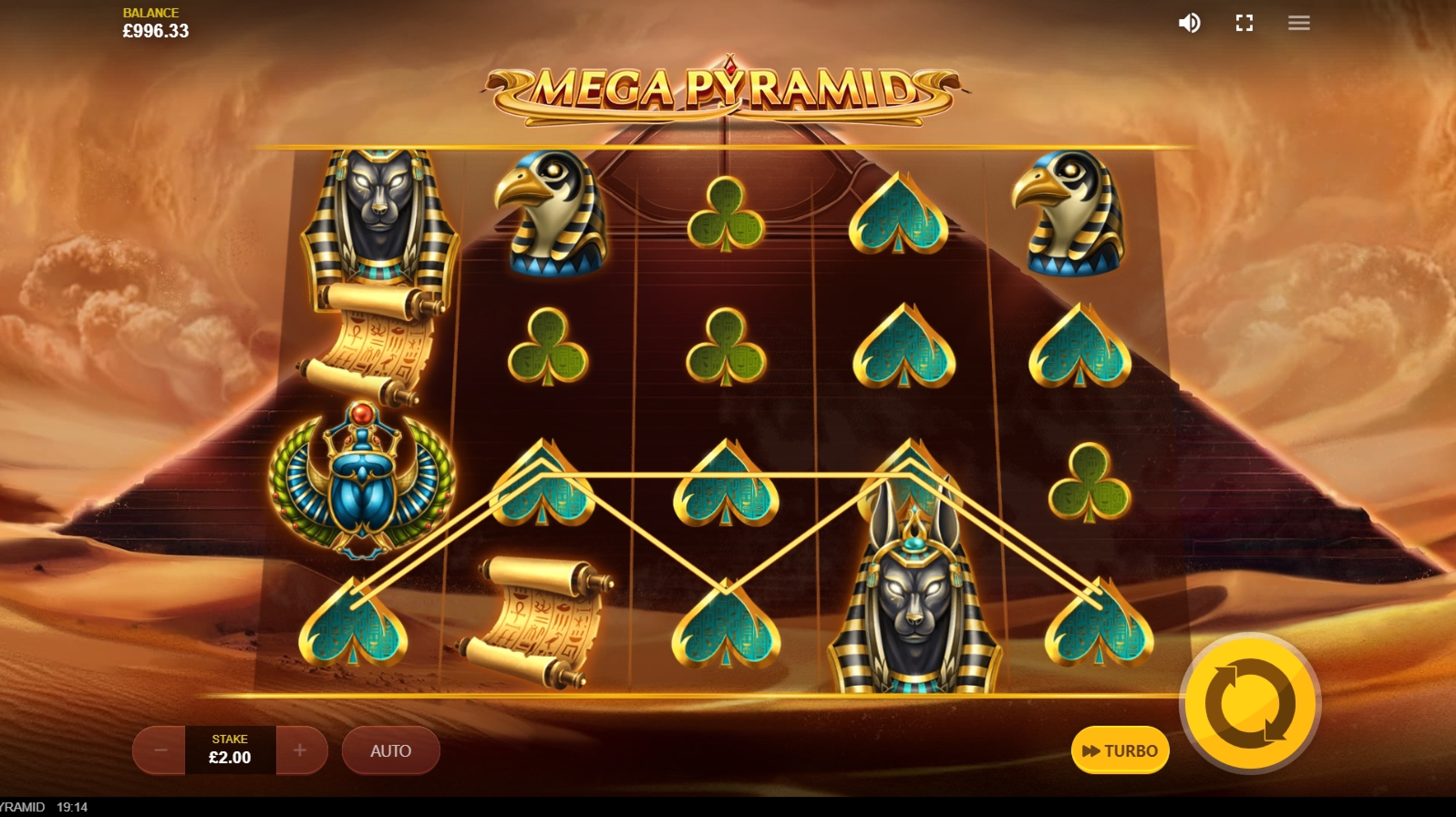 Win Money in Mega Pyramid Free Slot Game by Red Tiger Gaming