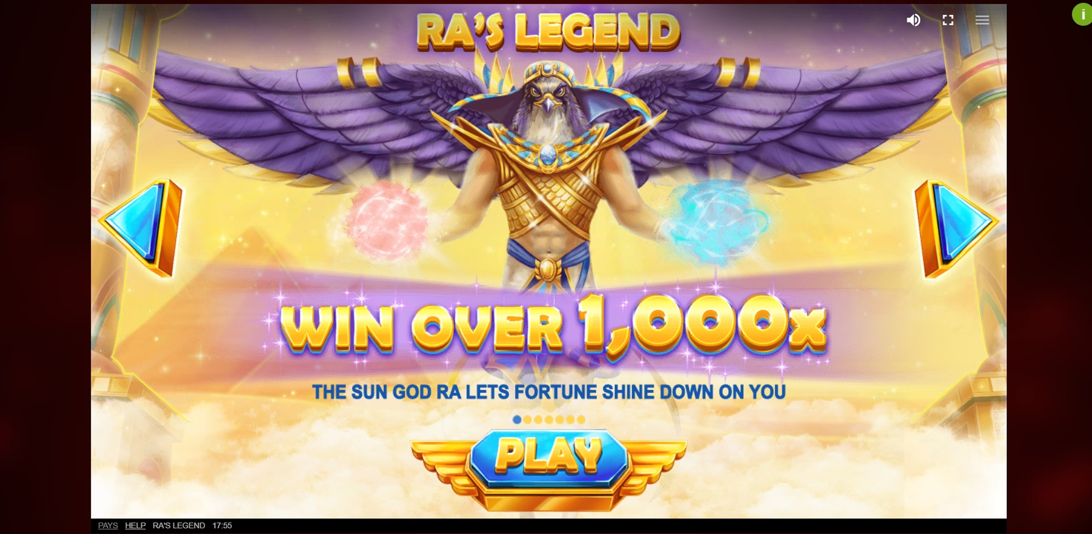Play RA's Legend Free Casino Slot Game by Red Tiger Gaming