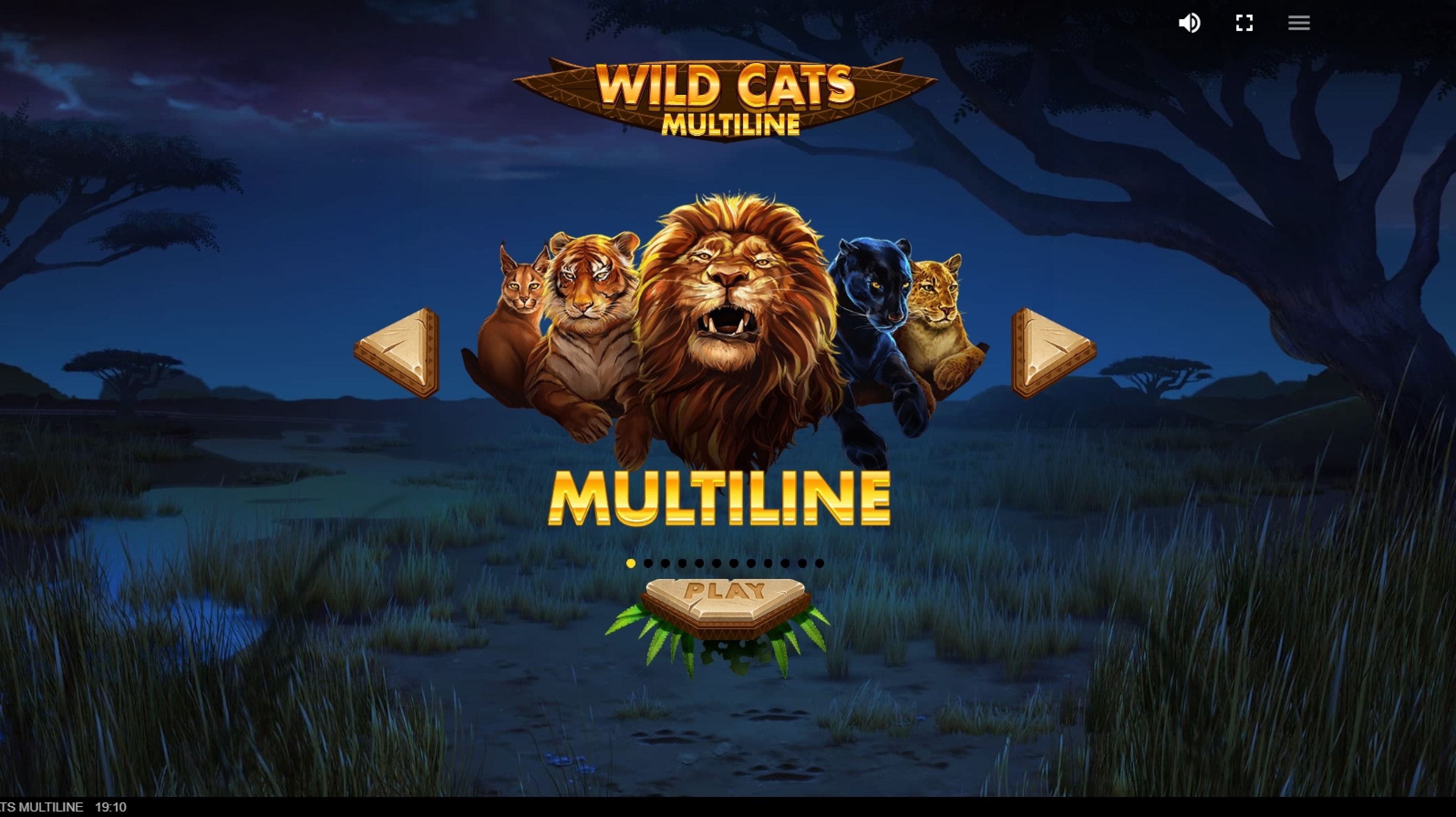 Play Wild Cats Multiline Free Casino Slot Game by Red Tiger Gaming