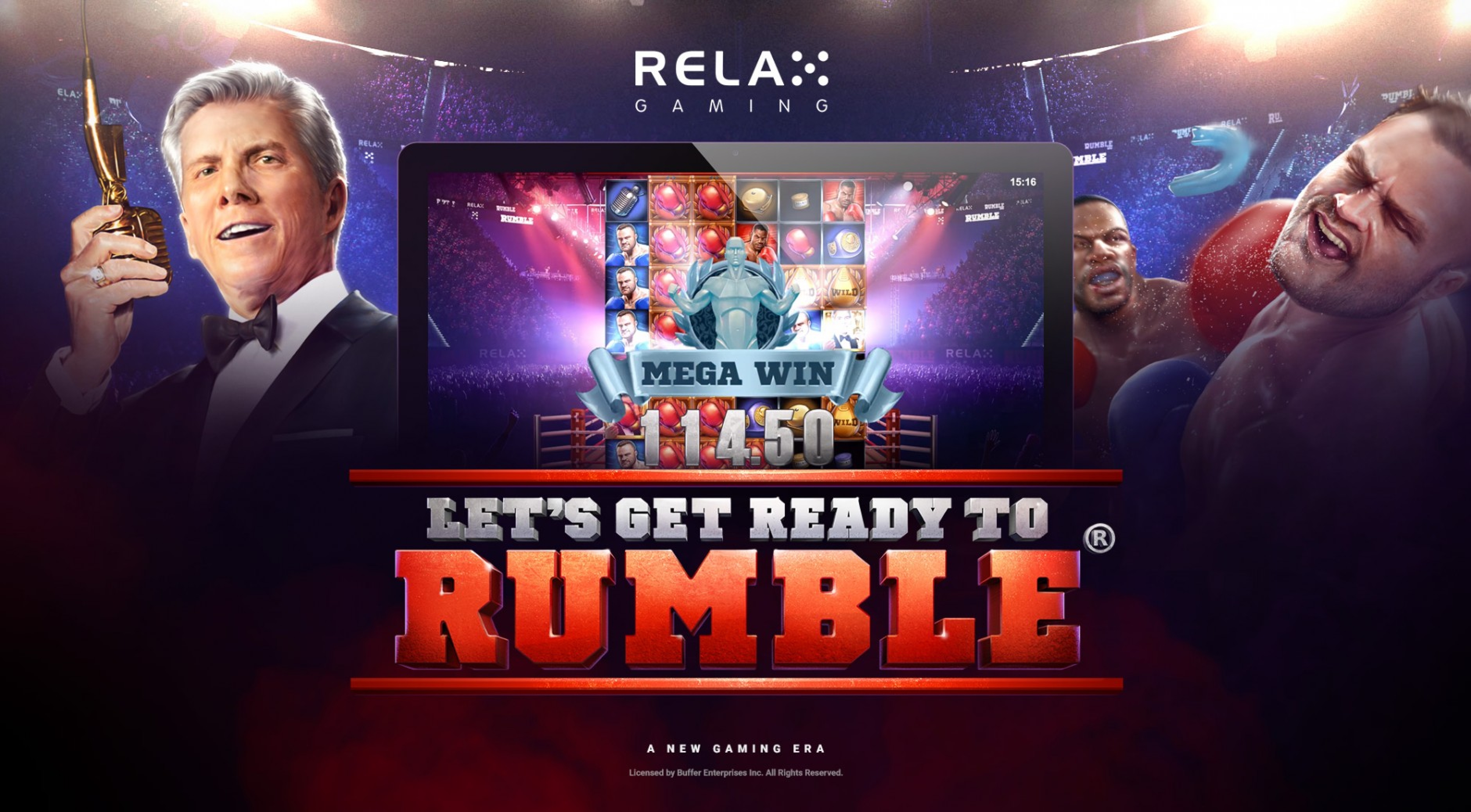 The Let's Get Ready to Rumble Online Slot Demo Game by Relax Gaming