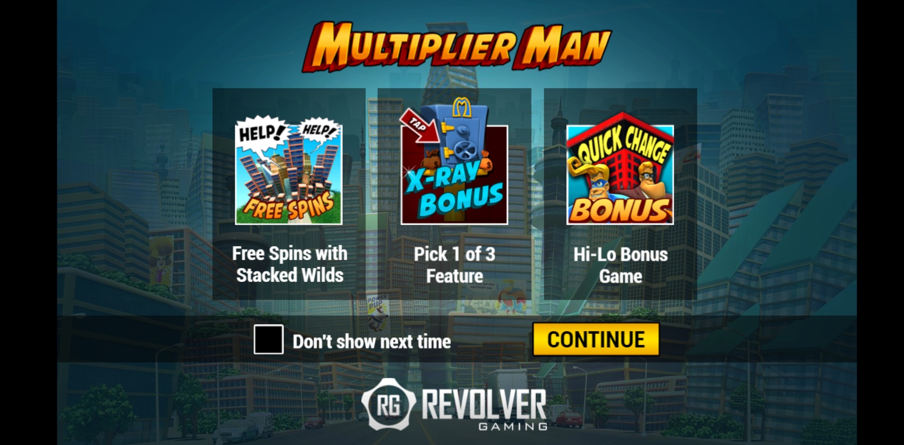 Play Multiplier Man Free Casino Slot Game by Revolver Gaming