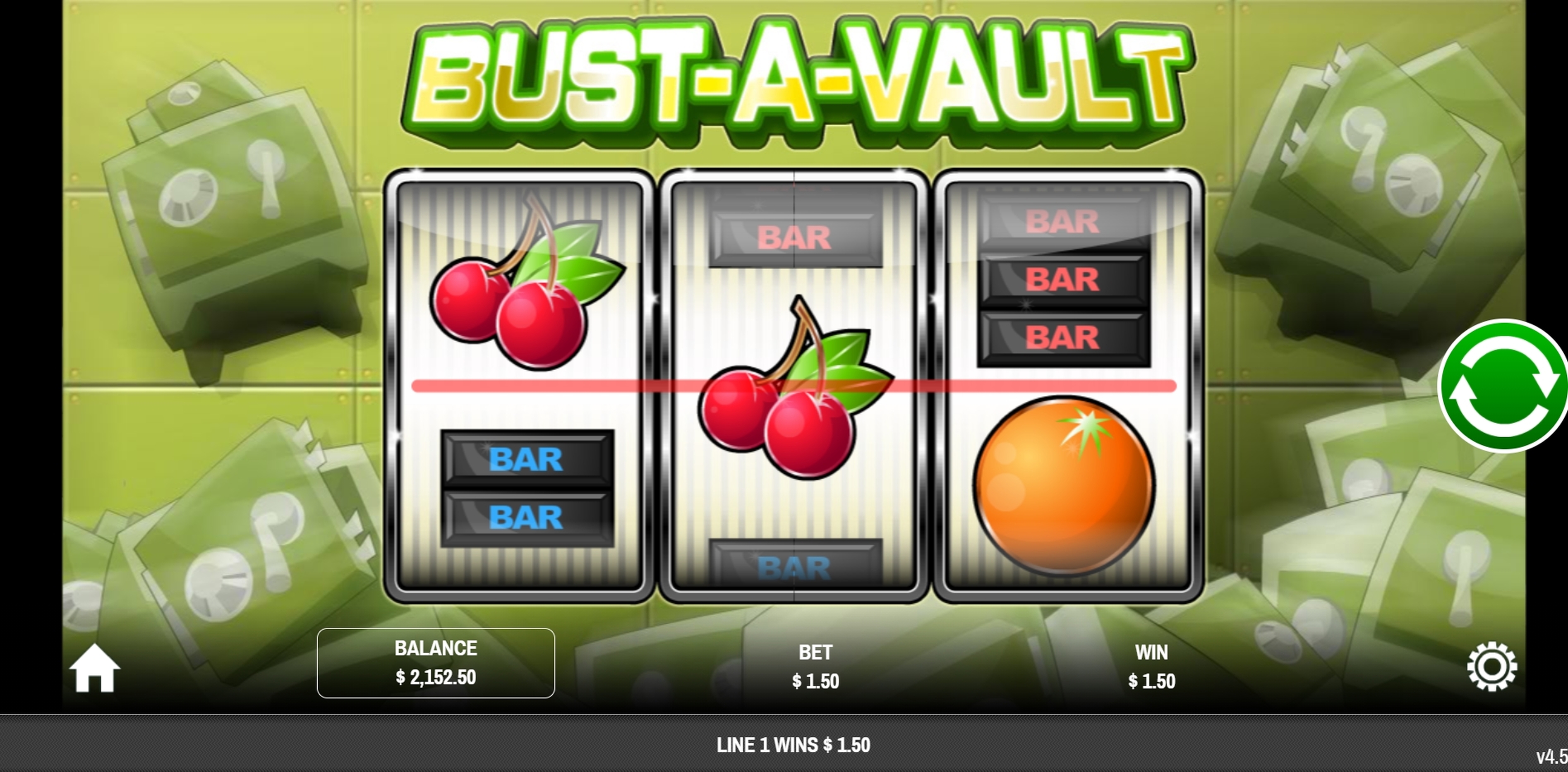 Win Money in Bust a Vault Free Slot Game by Rival