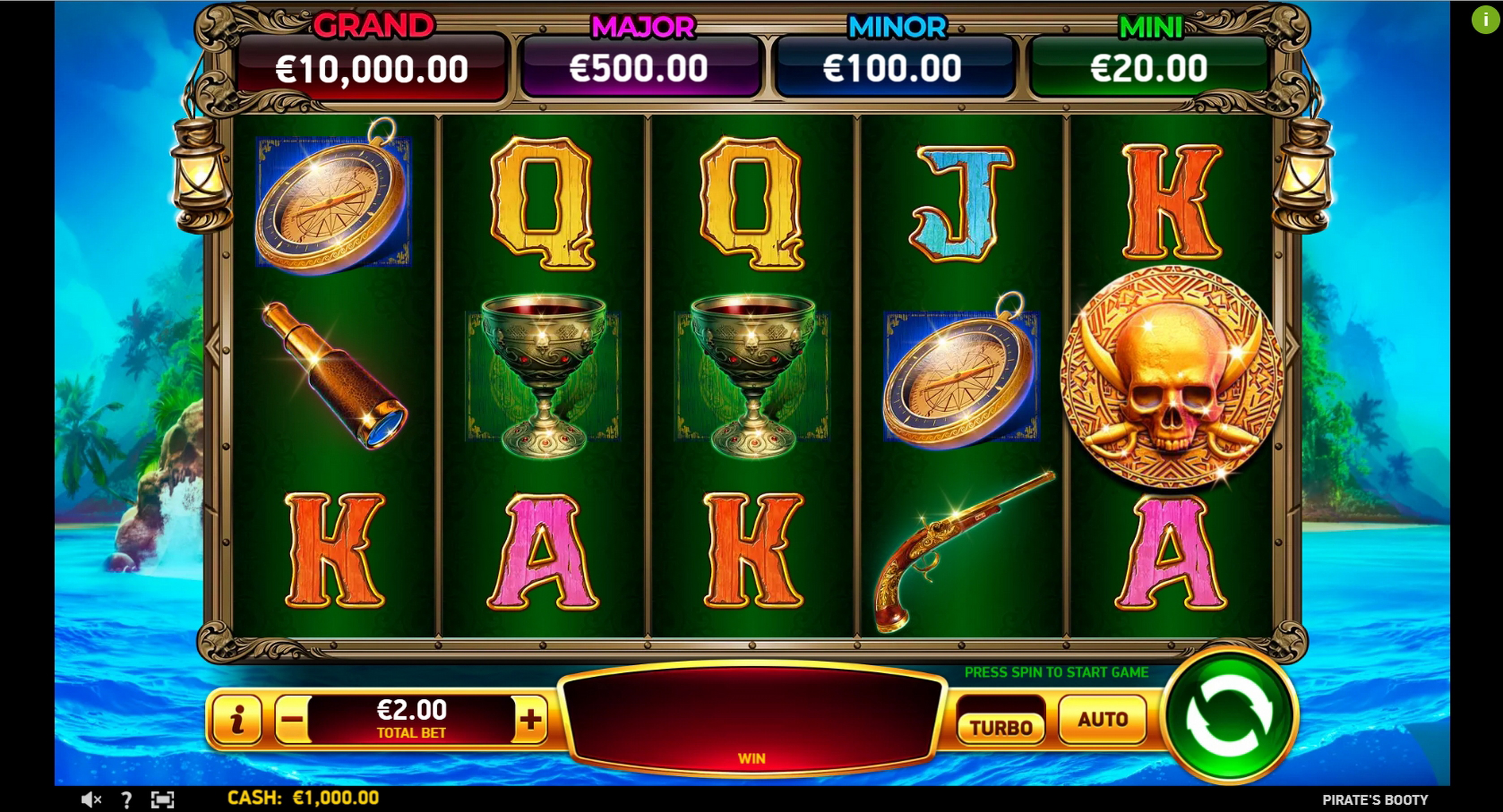 Reels in Pirates Booty Slot Game by Ruby Play