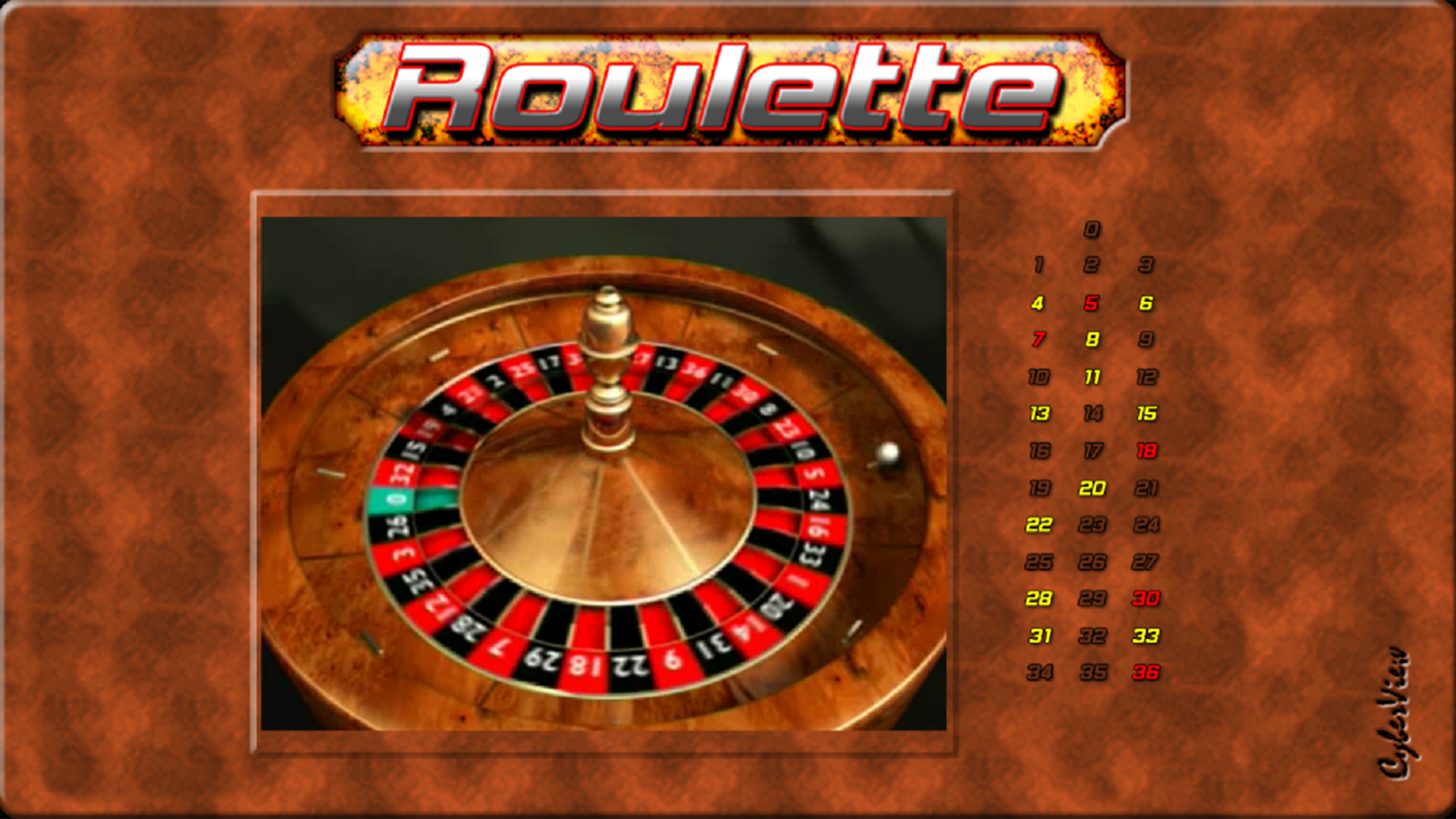 Original Roulette demo