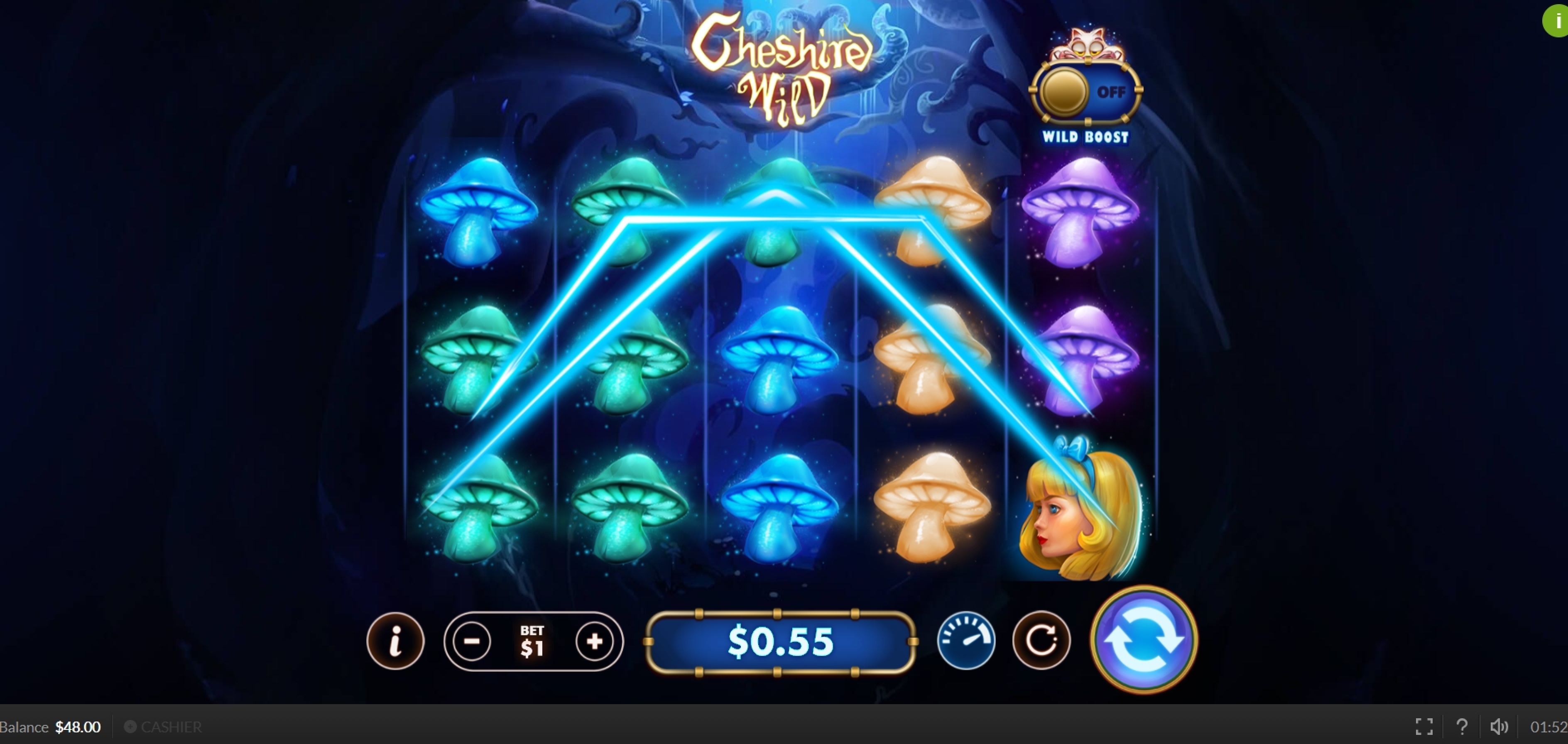 Win Money in Cheshire Wild Free Slot Game by Skywind