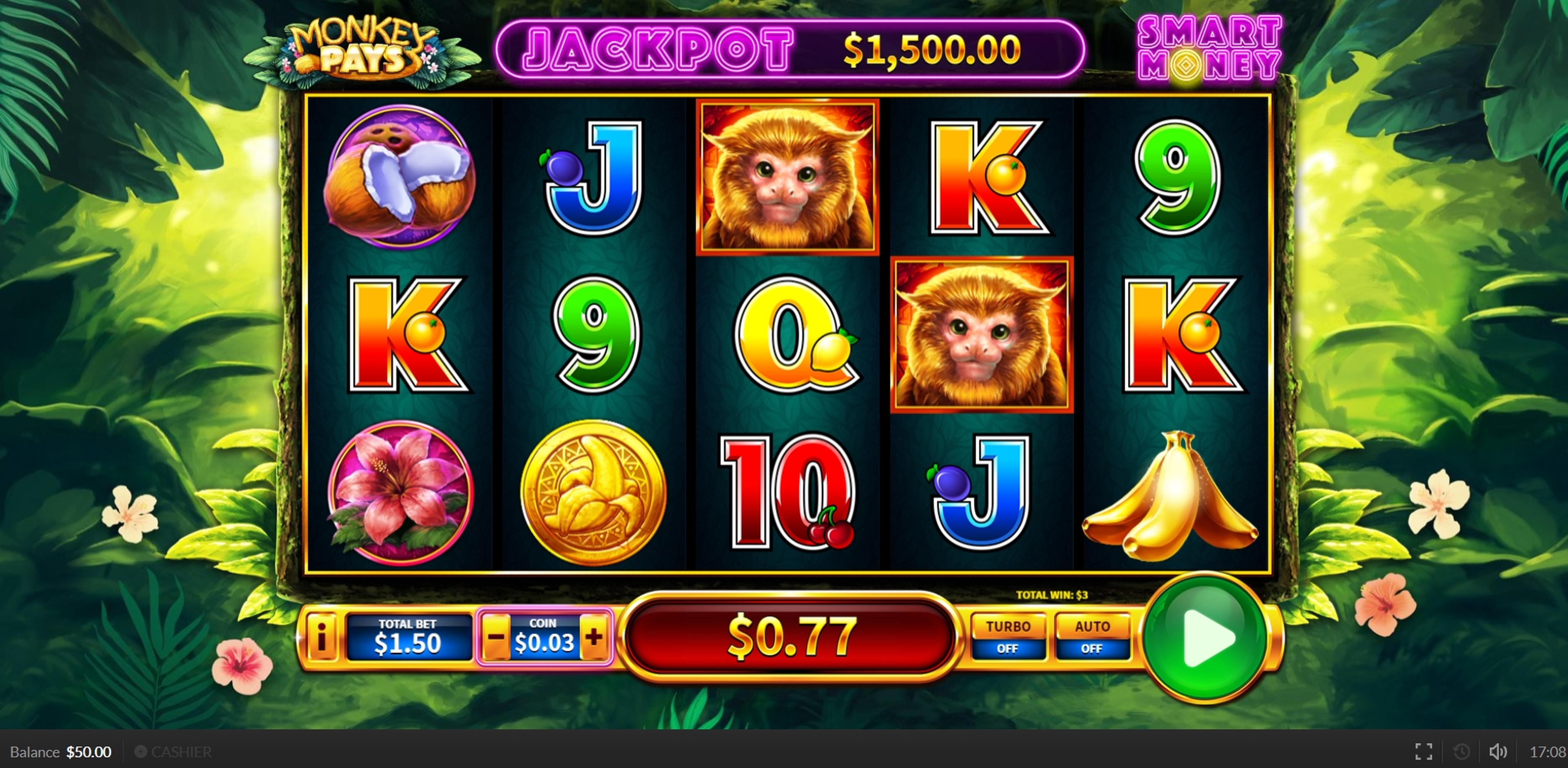 Win Money in Monkey Pays Free Slot Game by Skywind
