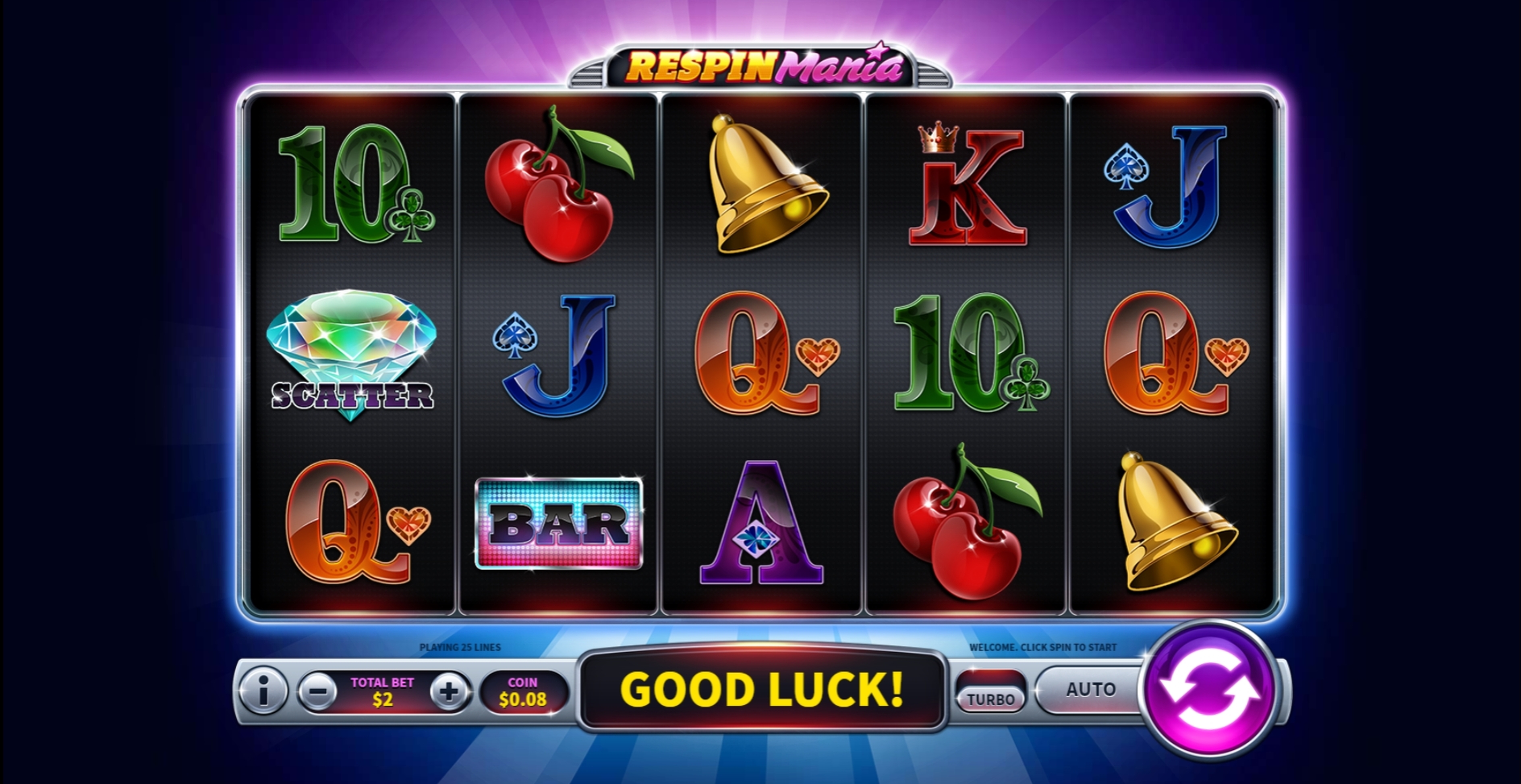 Reels in Respin Mania Slot Game by Skywind