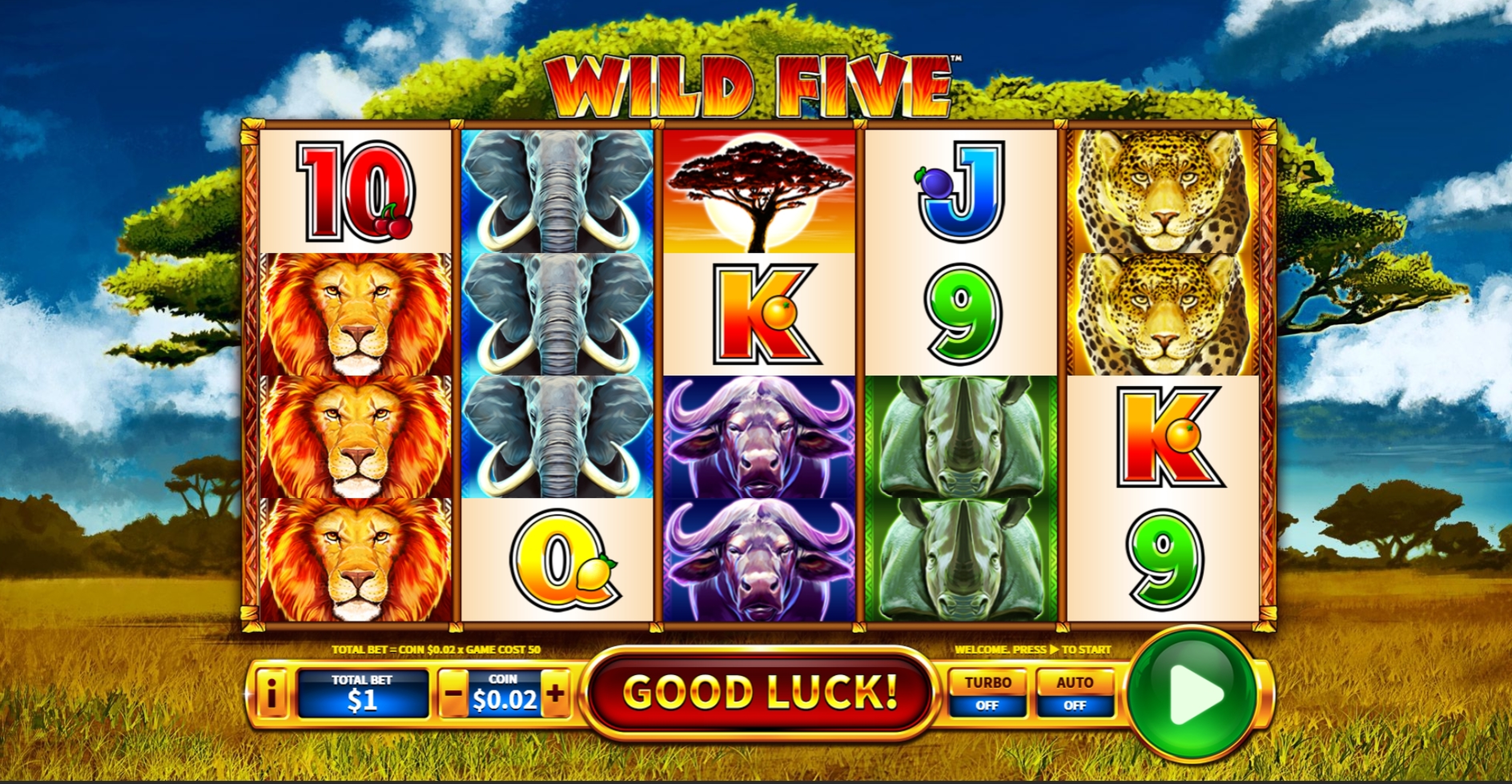 Reels in Wild Five Slot Game by Skywind