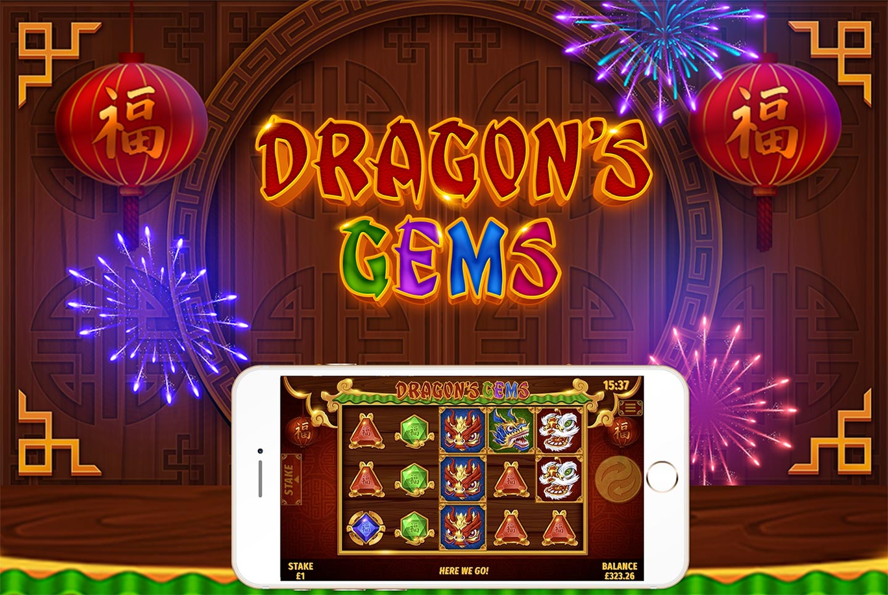 The Dragons Gems Online Slot Demo Game by Slingo