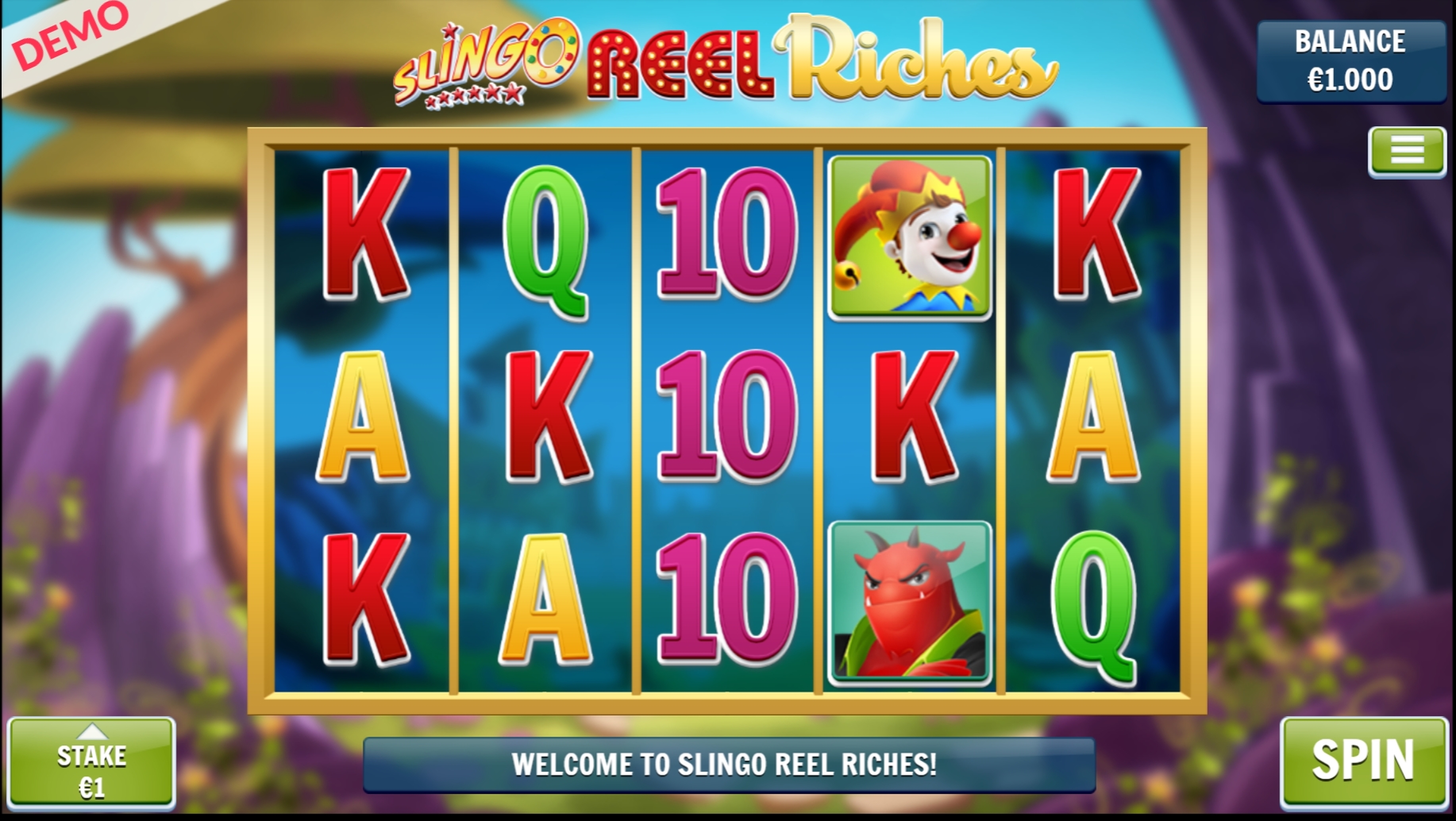 Reels in Slingo Reel Riches Slot Game by Slingo