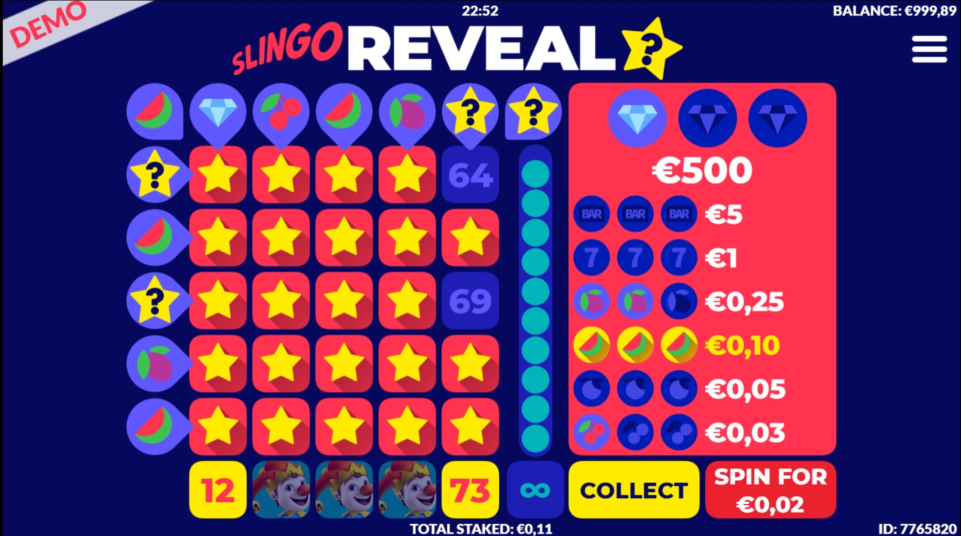 Win Money in Slingo Reveal Free Slot Game by Slingo