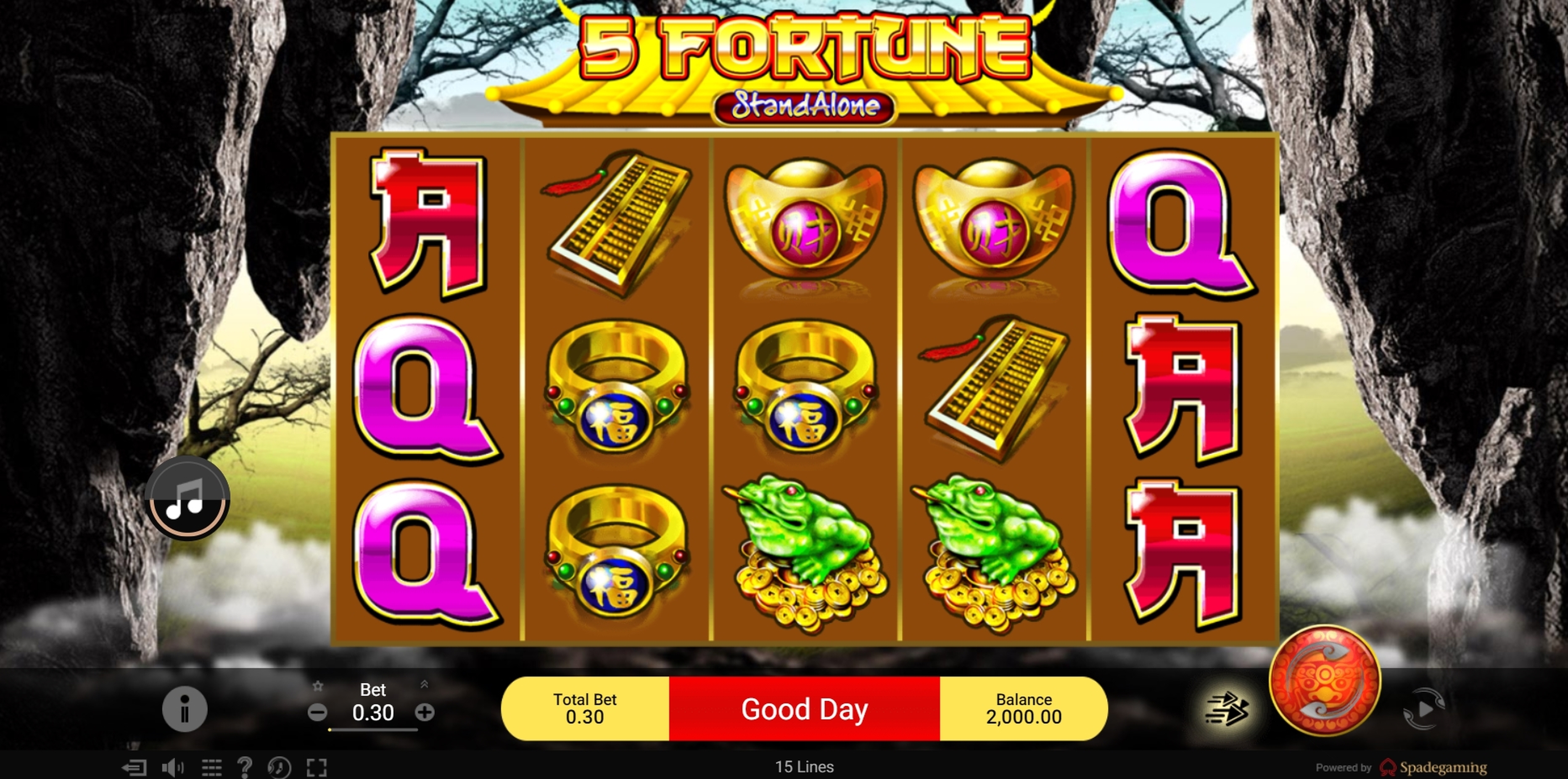 Reels in 5 Fortune SA Slot Game by Spade Gaming