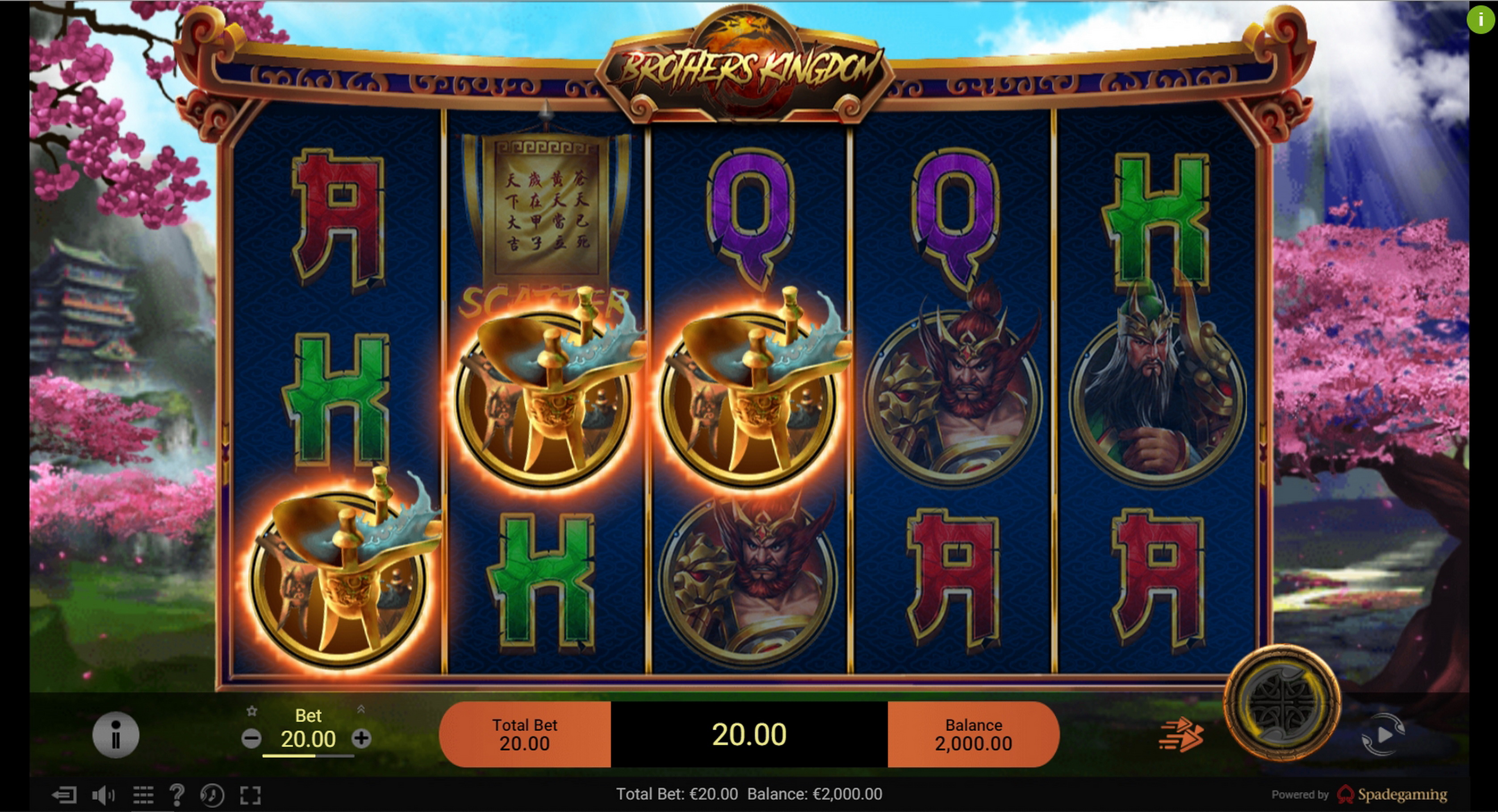 Win Money in Brothers Kingdom Free Slot Game by Spade Gaming