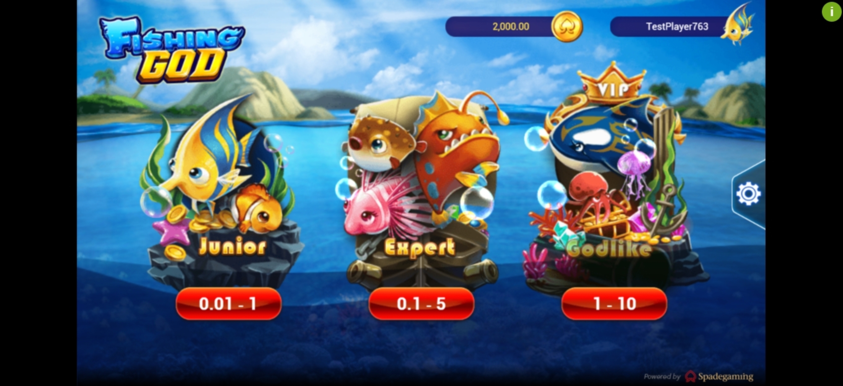 Play Fishing God Free Casino Slot Game by Spade Gaming