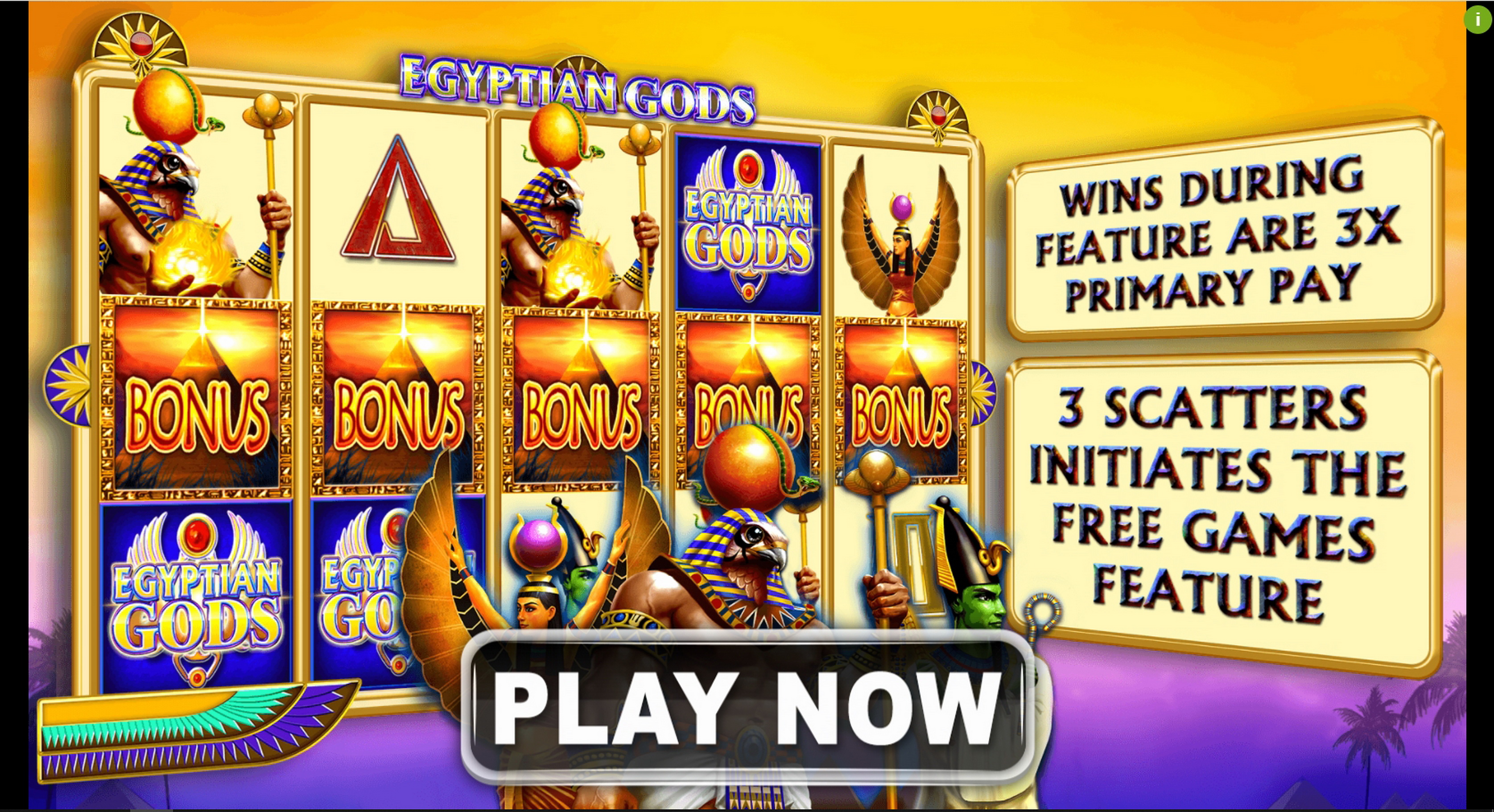 Play Egyptian Gods Free Casino Slot Game by Spin Games