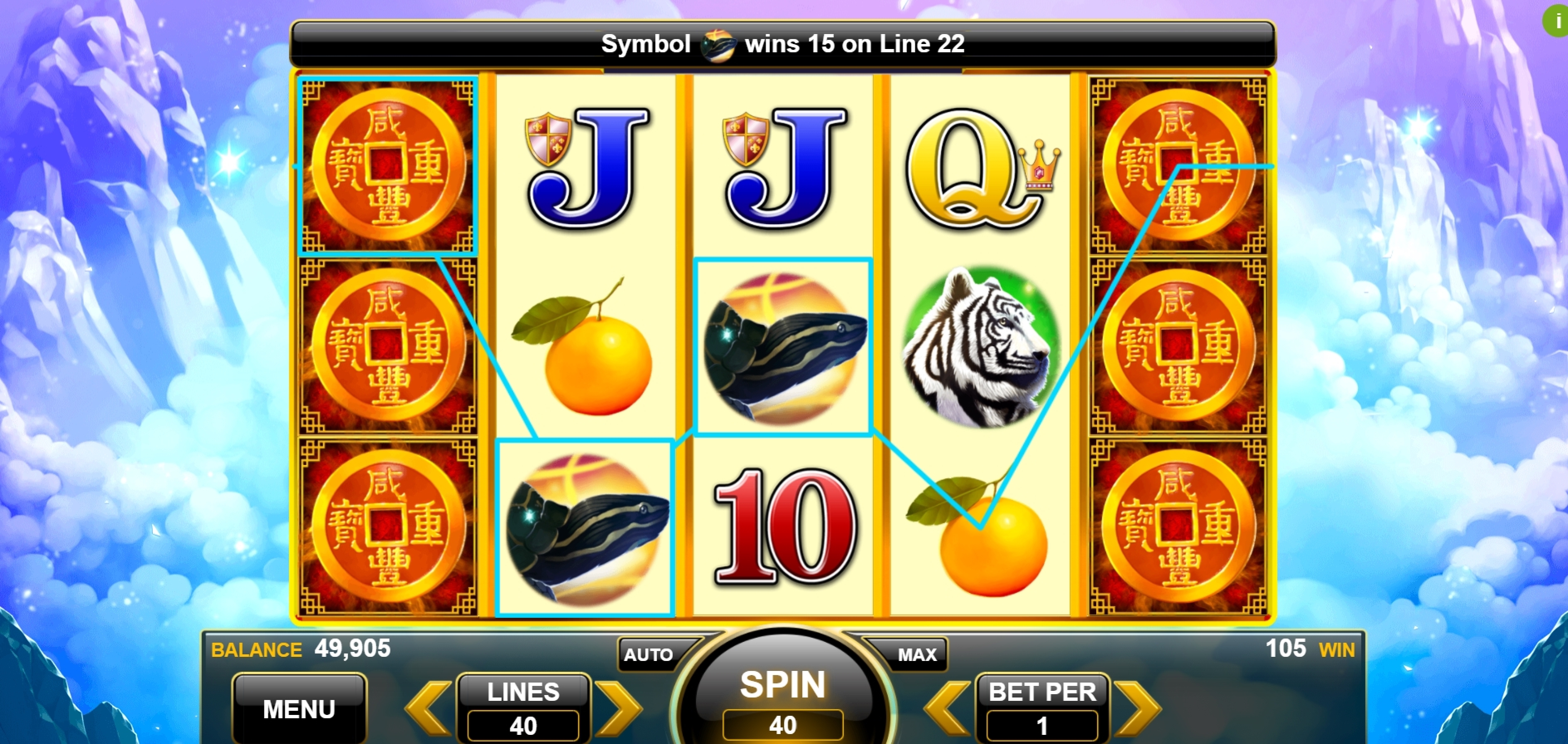 Win Money in Four Guardians Free Slot Game by Spin Games