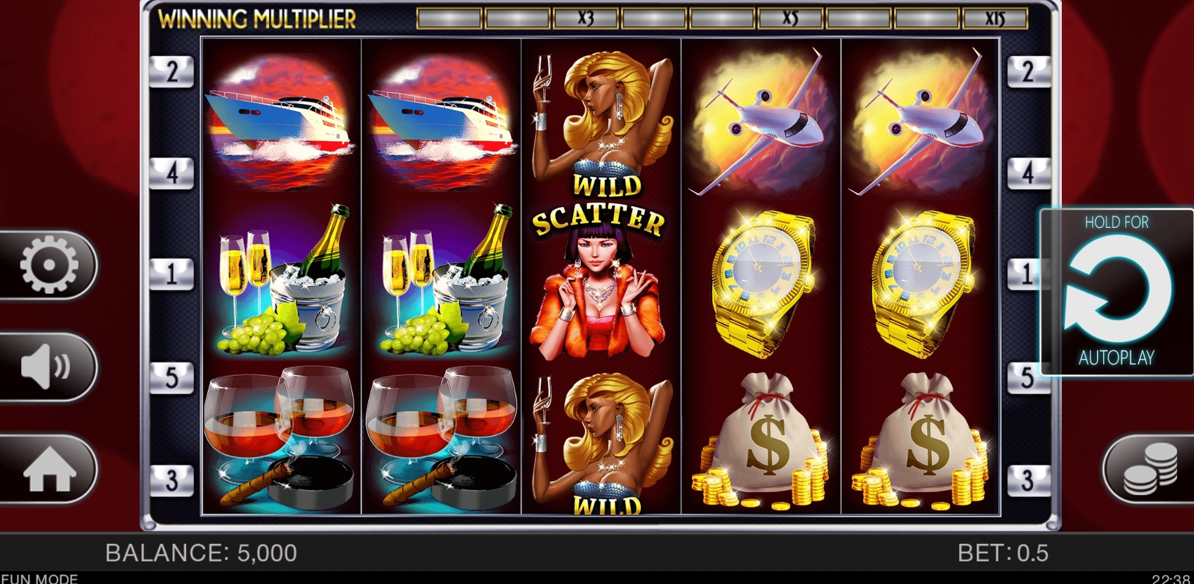 Reels in 9 Figures Club Slot Game by Spinomenal