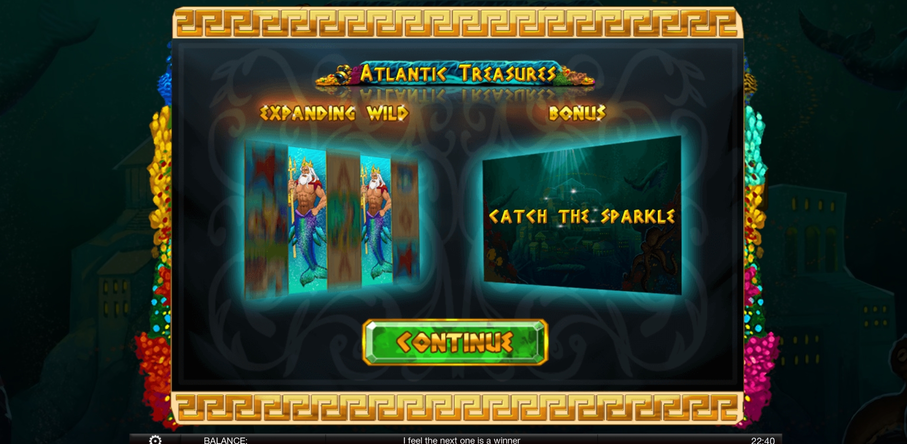 Play Atlantic Treasures Free Casino Slot Game by Spinomenal