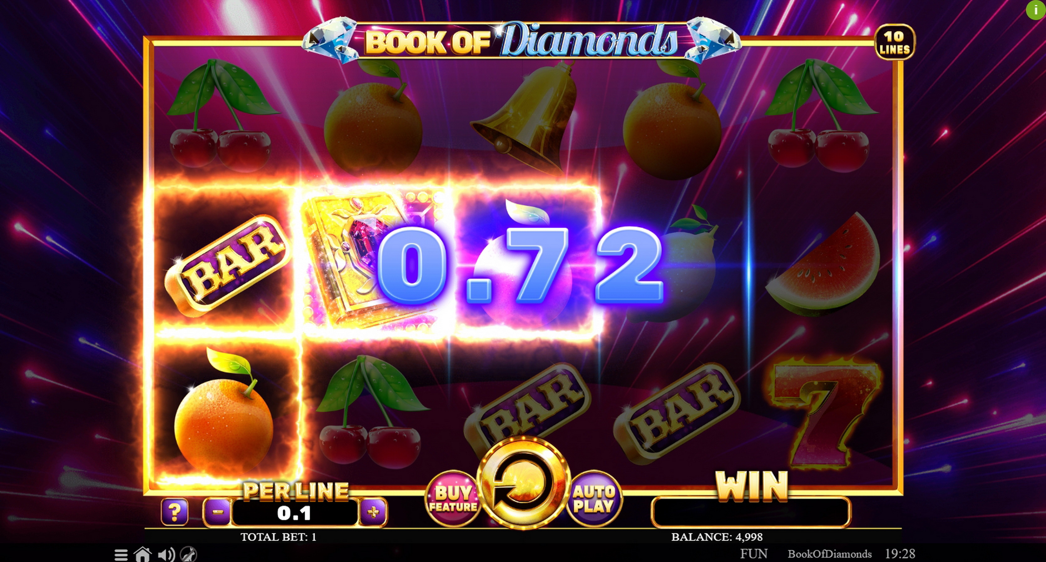 Win Money in Book of Diamonds Free Slot Game by Spinomenal