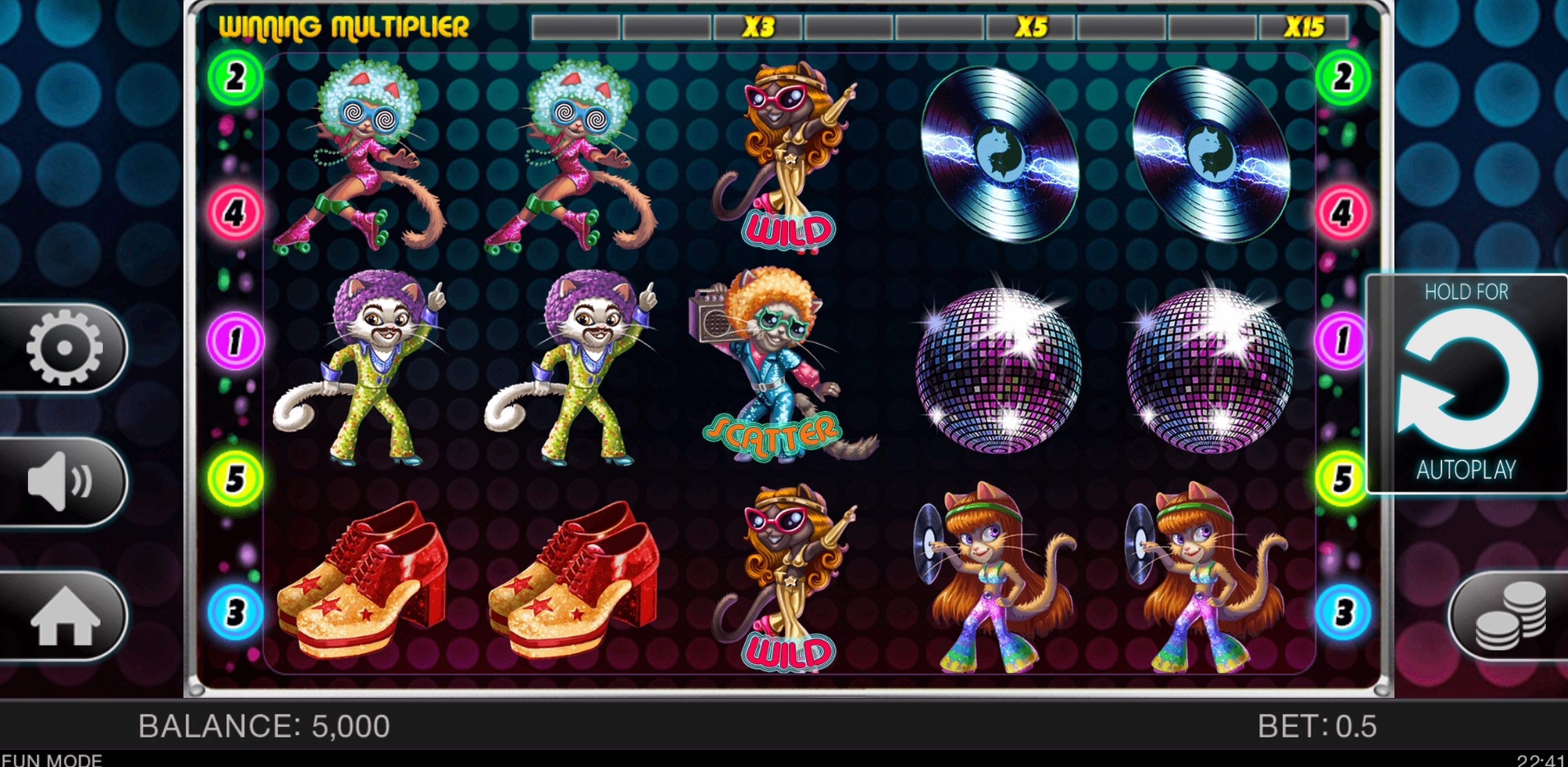 Reels in Cats Gone Wild Slot Game by Spinomenal