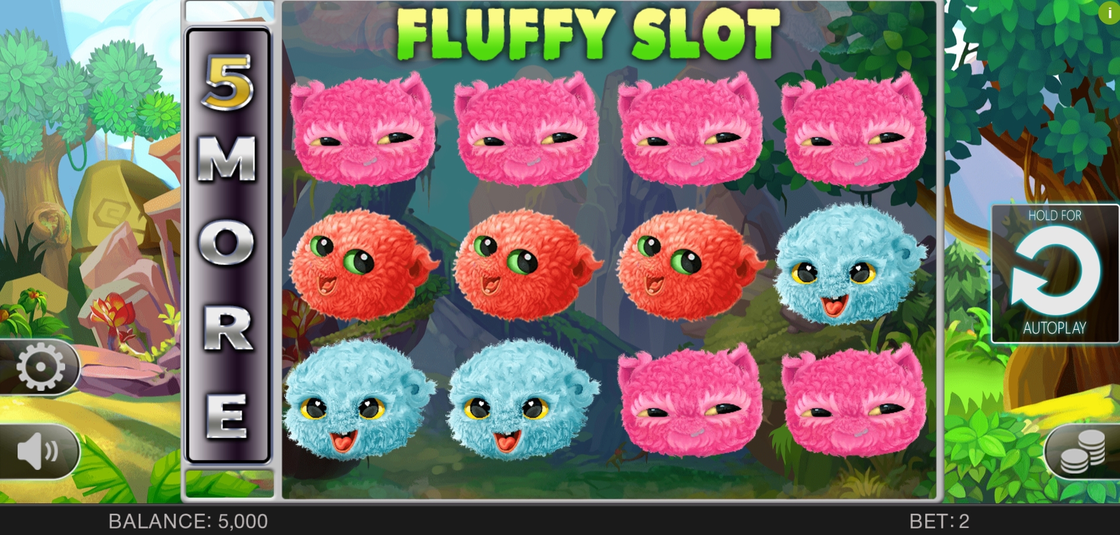 Reels in Fluffy Slot Slot Game by Spinomenal