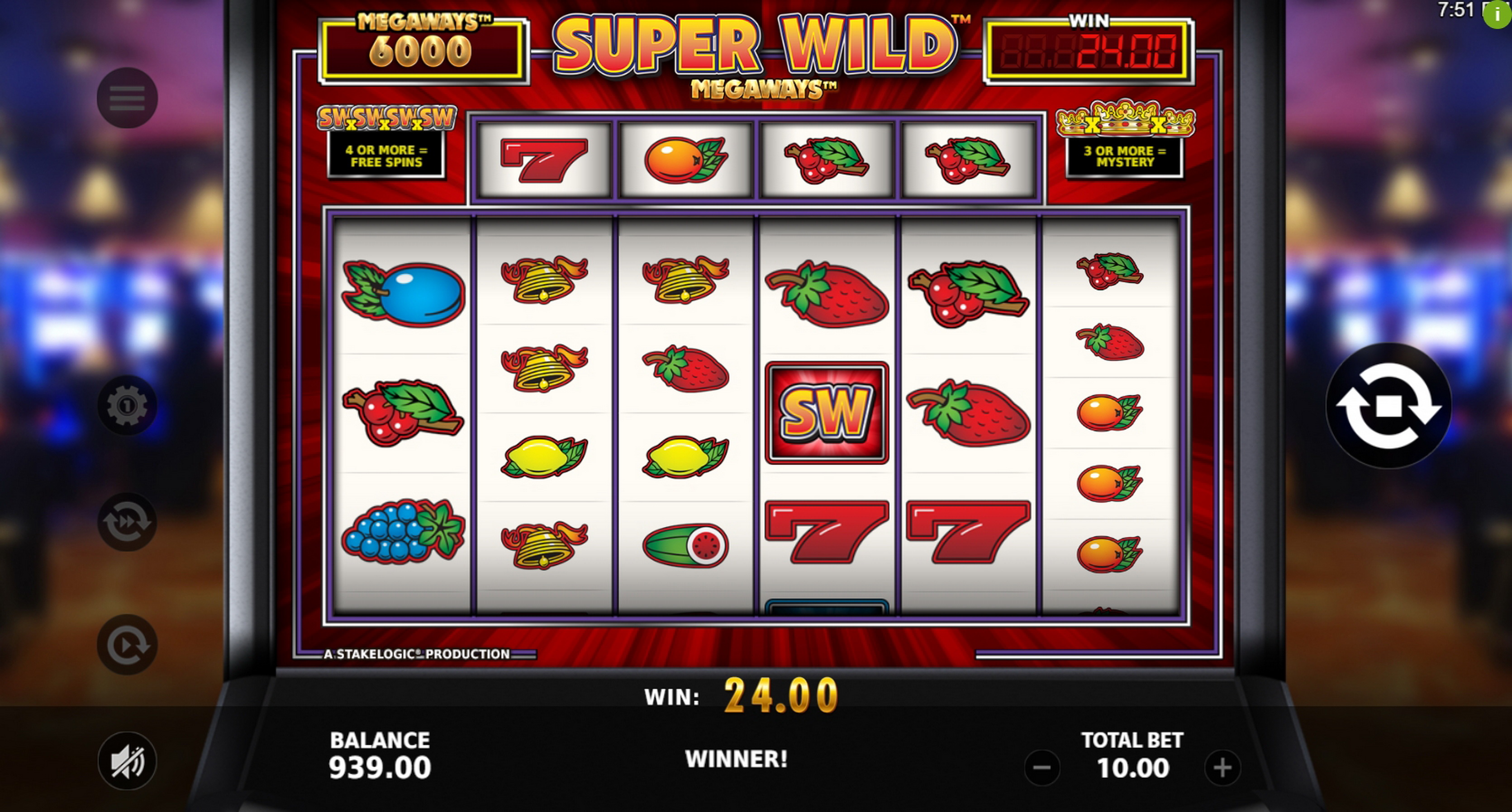 Win Money in Super Wild Megaways Free Slot Game by Stakelogic