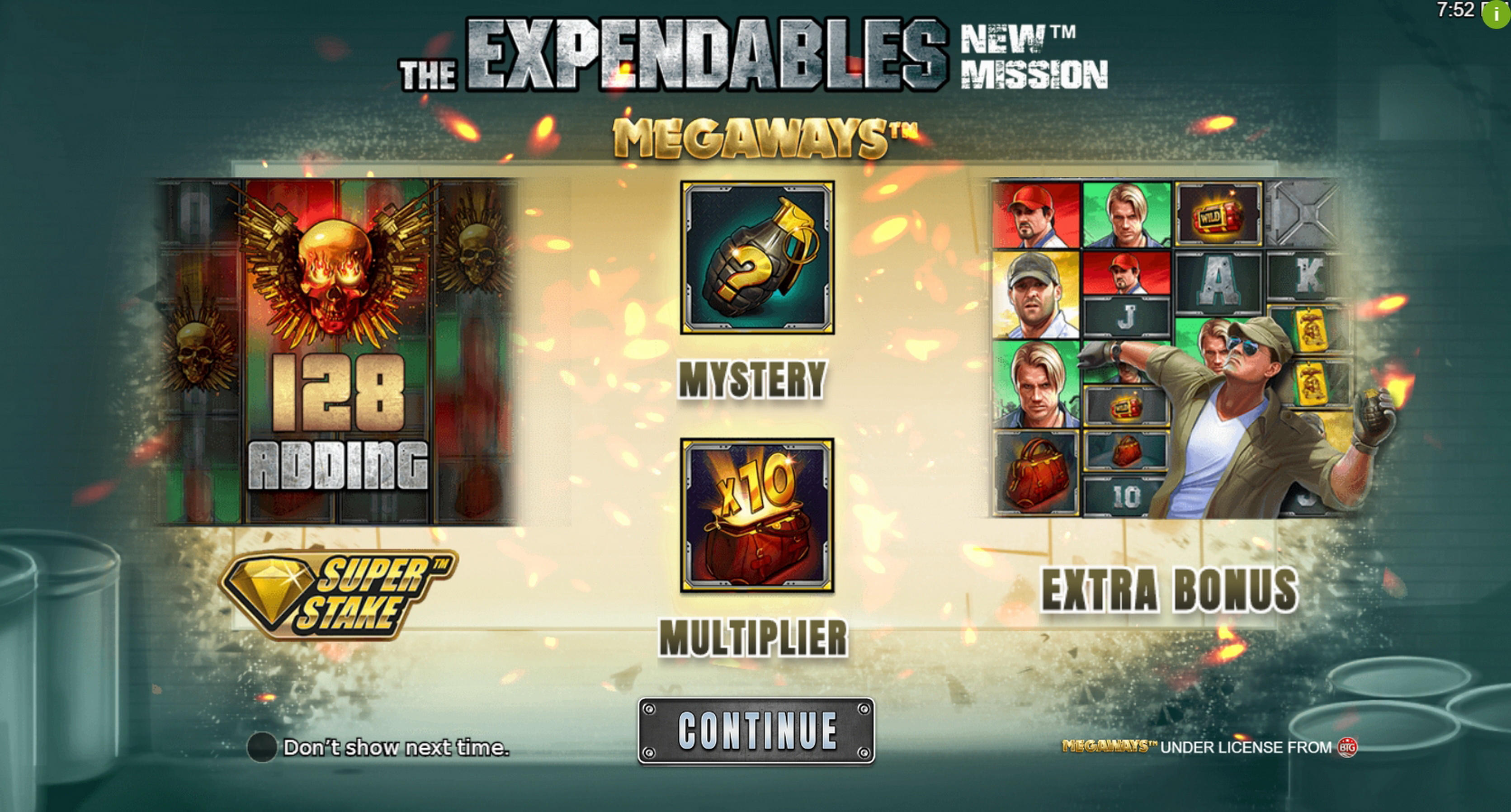 Play The Expendables New Mission Megaways Free Casino Slot Game by Stakelogic
