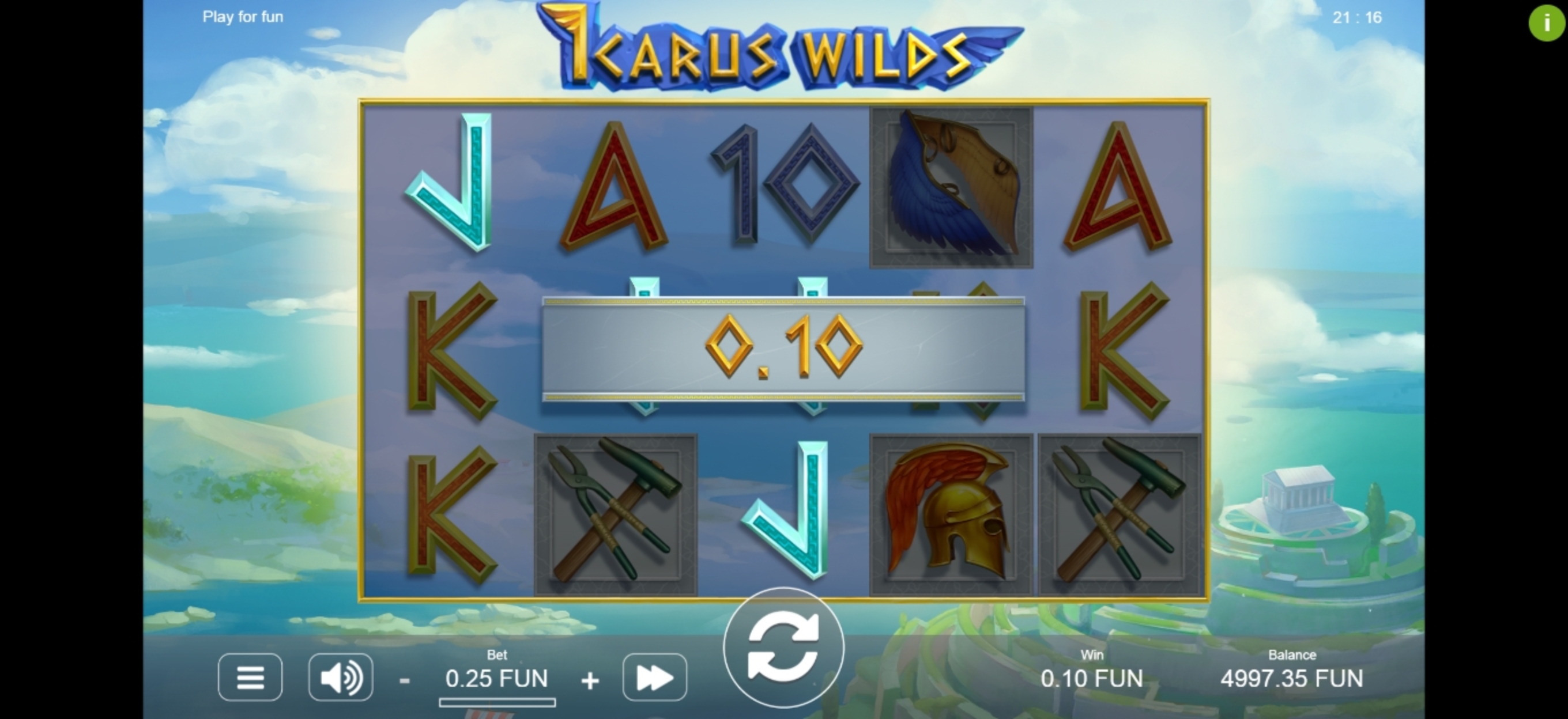 Win Money in Icarus Wilds Free Slot Game by STHLM Gaming