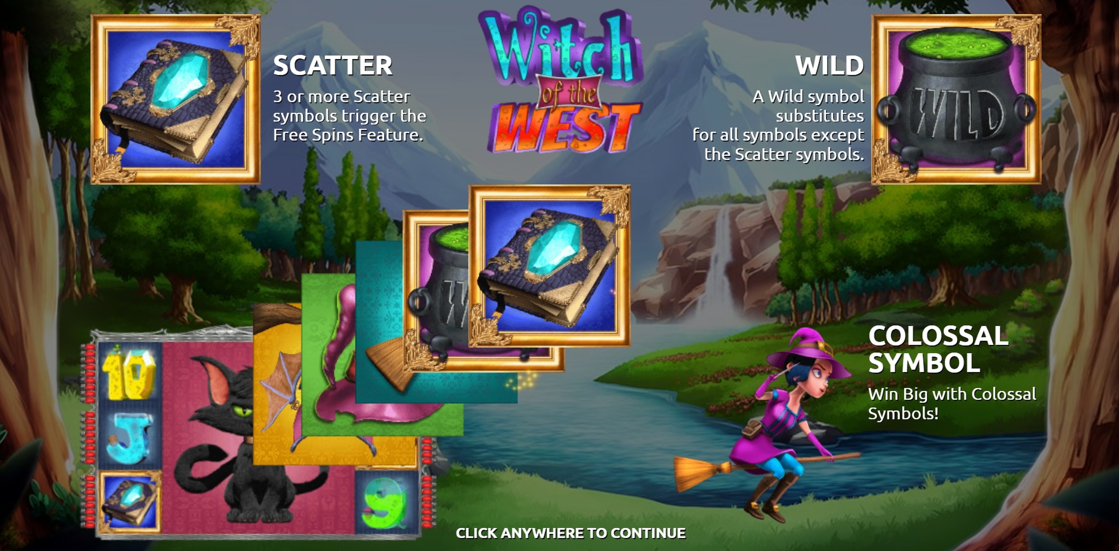Play Witch of the West Free Casino Slot Game by The Games Company