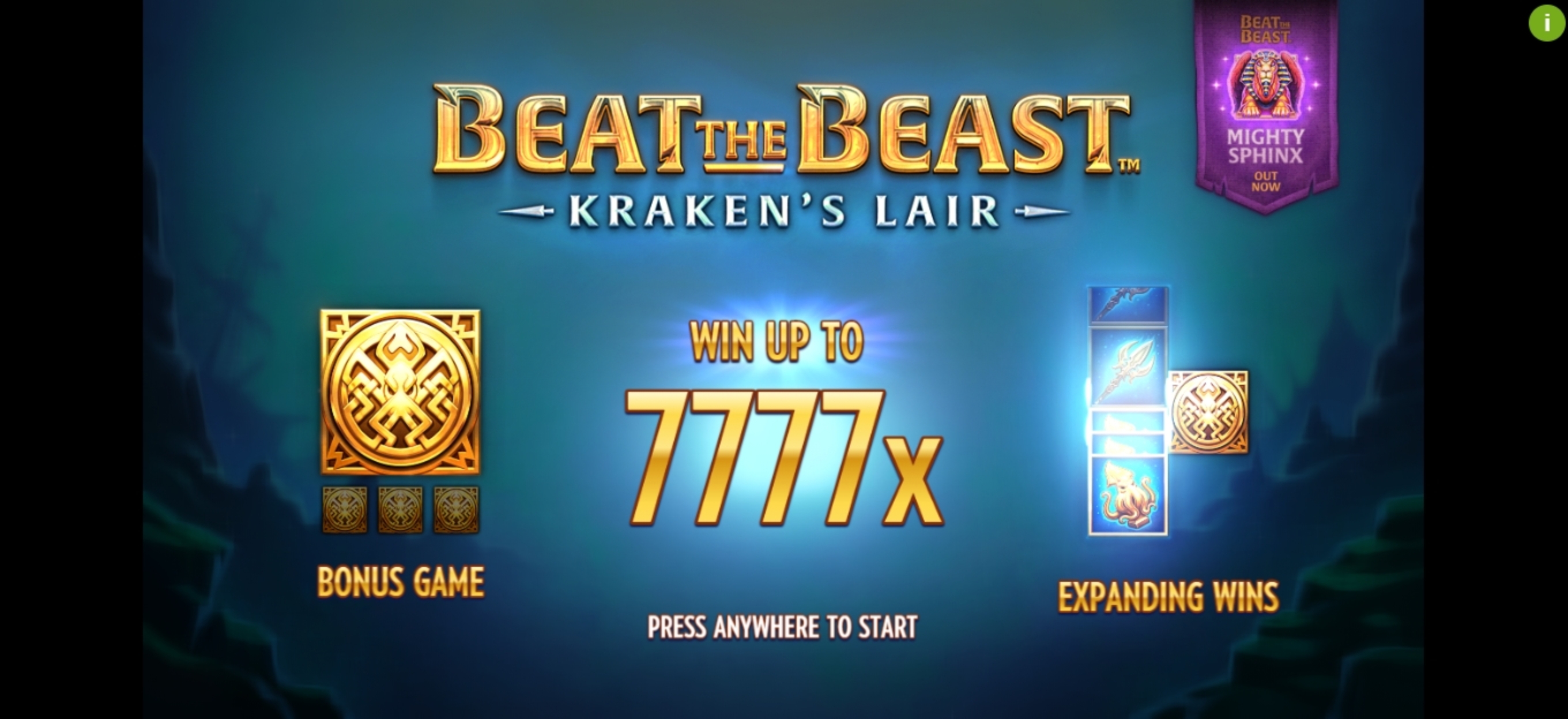 Play Beat the Beast Krakens Lair Free Casino Slot Game by Thunderkick