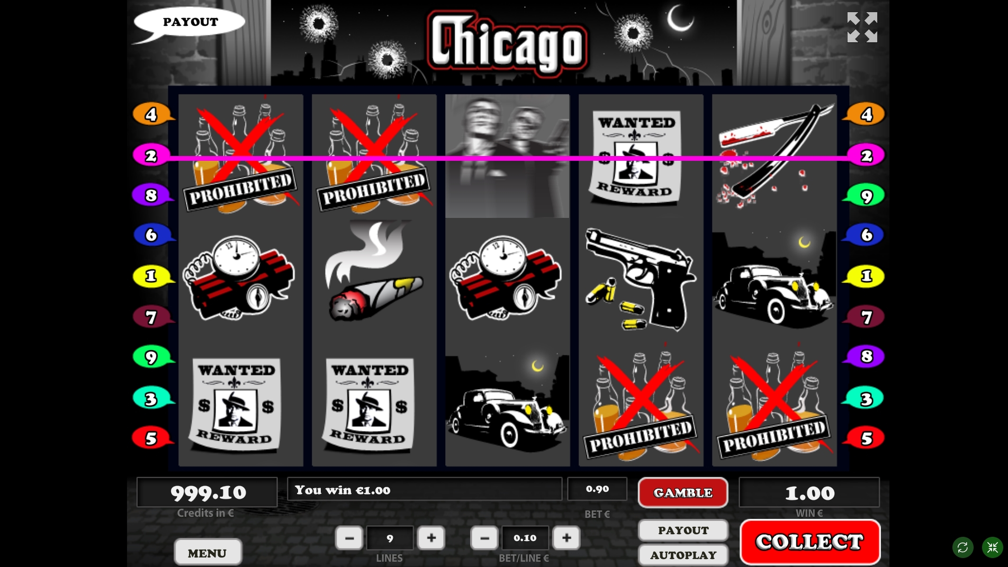 Win Money in Chicago Free Slot Game by Tom Horn Gaming