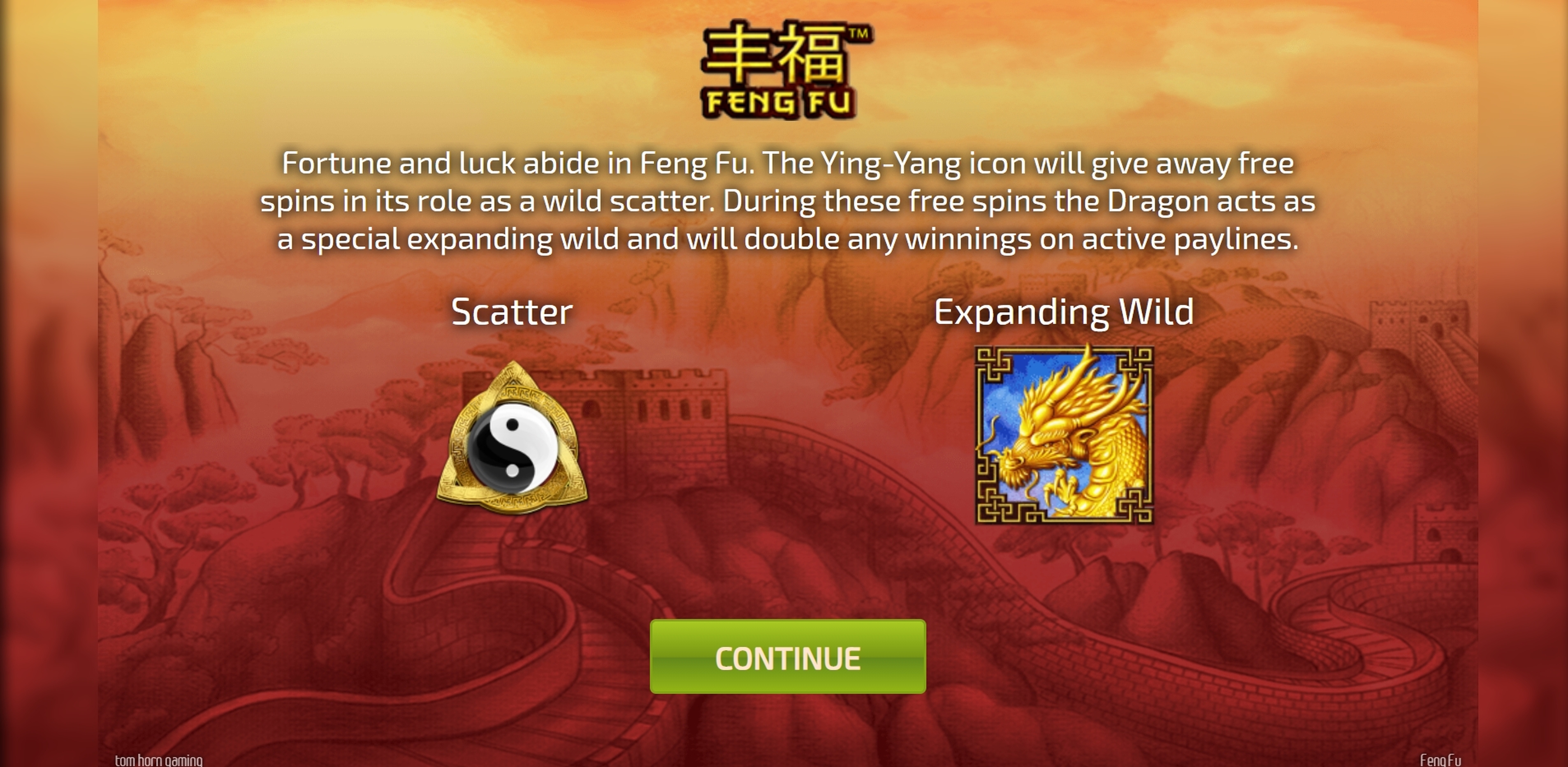 Play Feng Fu Free Casino Slot Game by Tom Horn Gaming