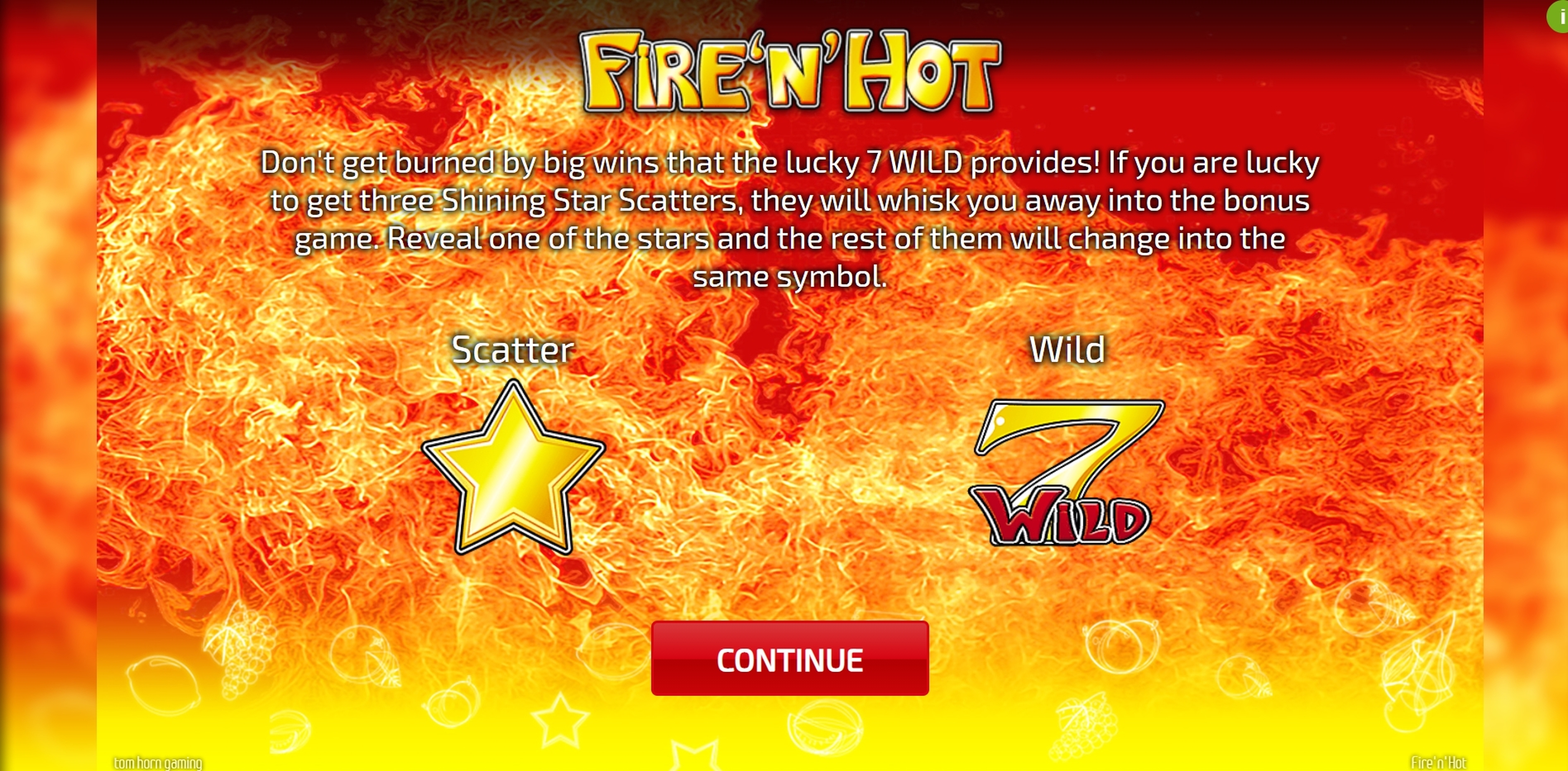 Play Fire'n'Hot Free Casino Slot Game by Tom Horn Gaming