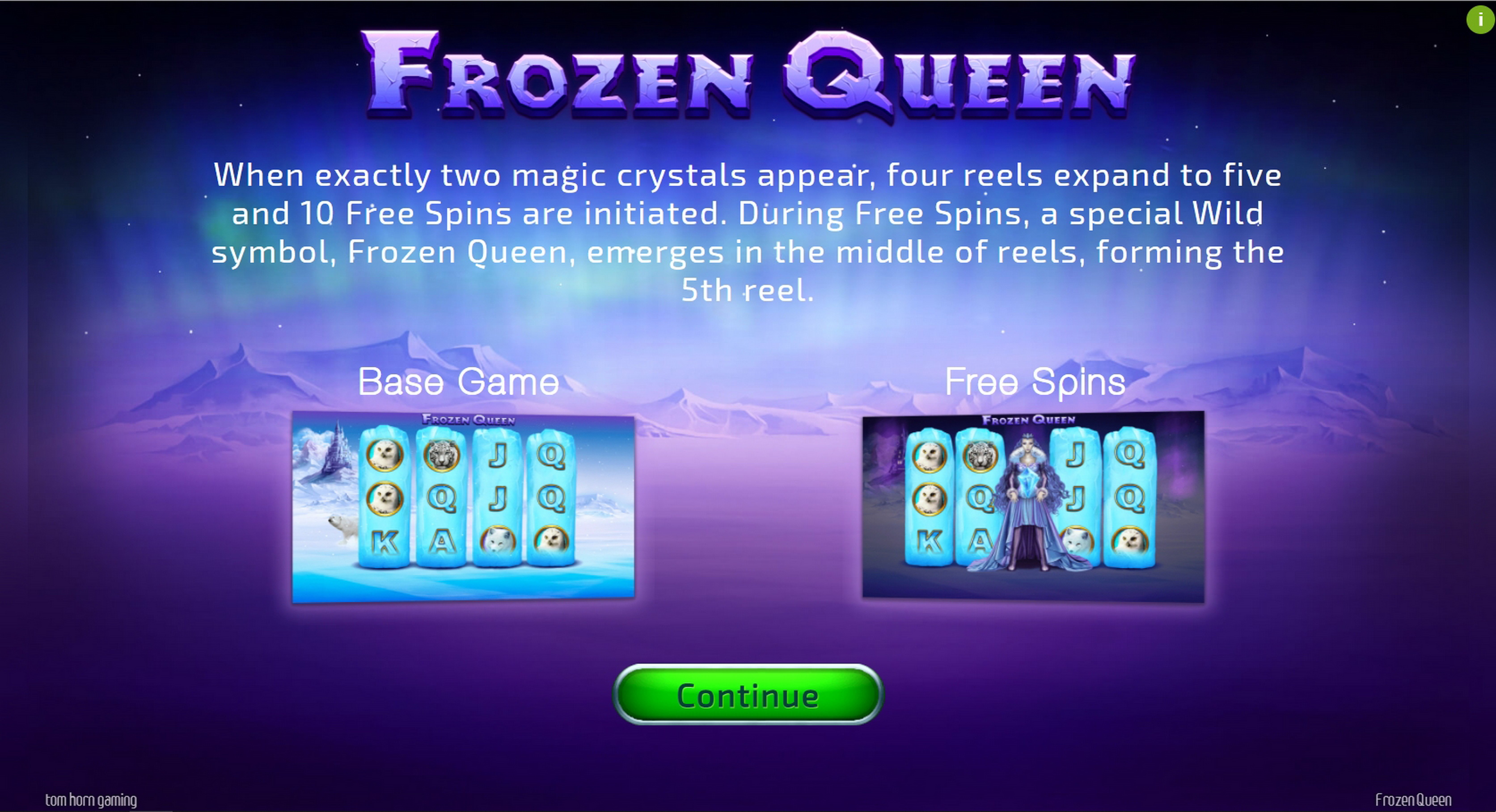 Play Frozen Queen Free Casino Slot Game by Tom Horn Gaming