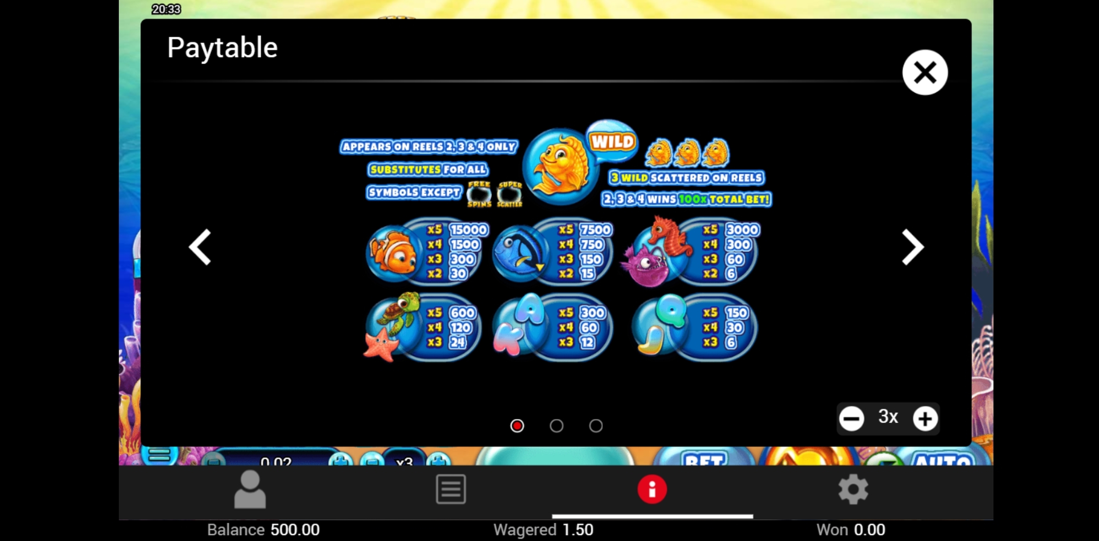 Info of Reels Of Fortune Slot Game by Top Trend Gaming