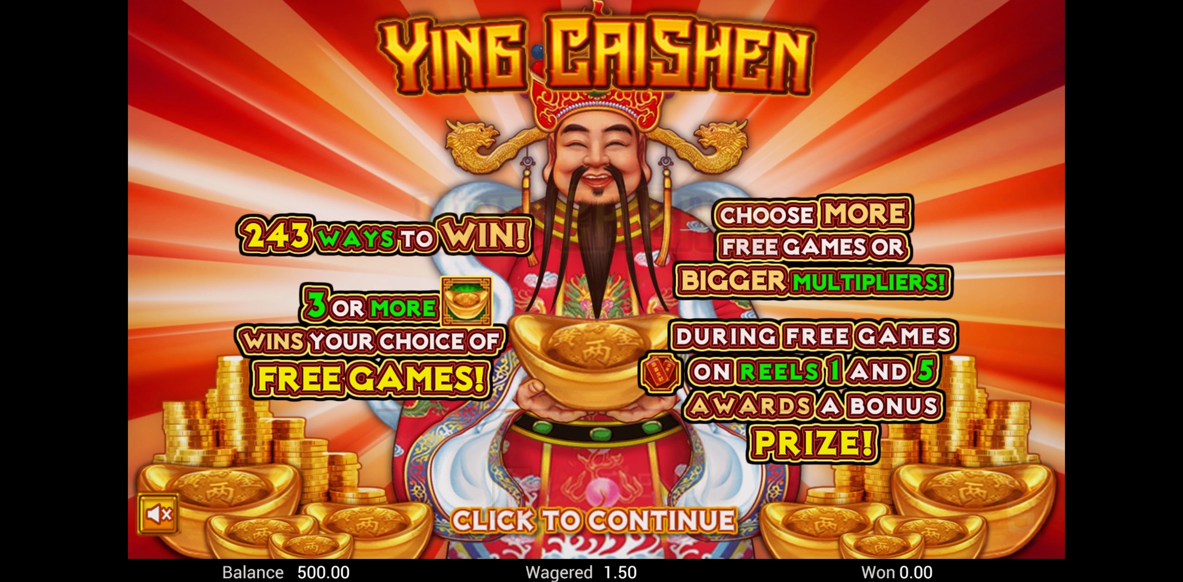Play Ying Cai Shen Free Casino Slot Game by Top Trend Gaming