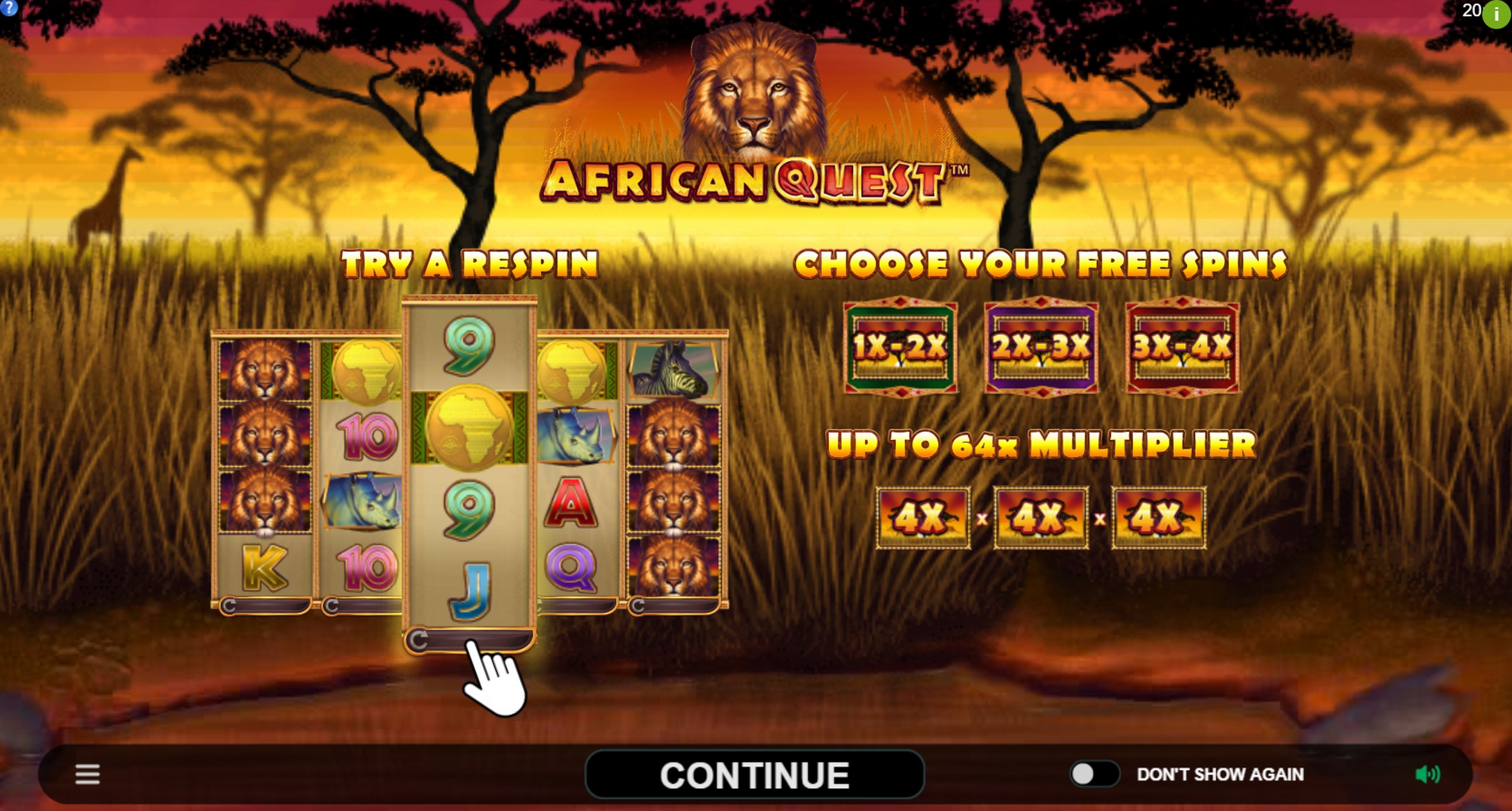 Play African Quest Free Casino Slot Game by Triple Edge Studios