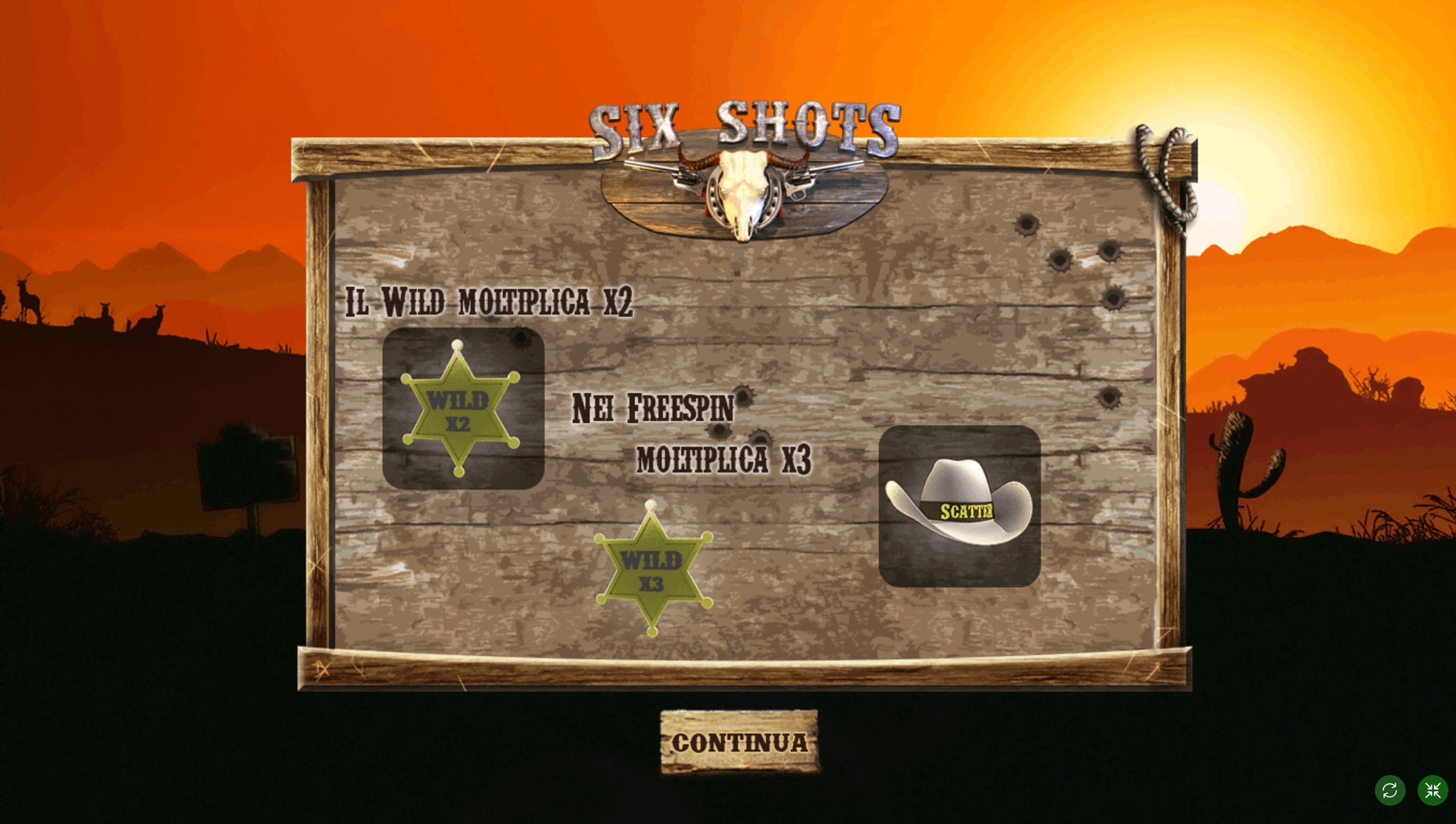 Play Six Shots Free Casino Slot Game by Tuko Productions
