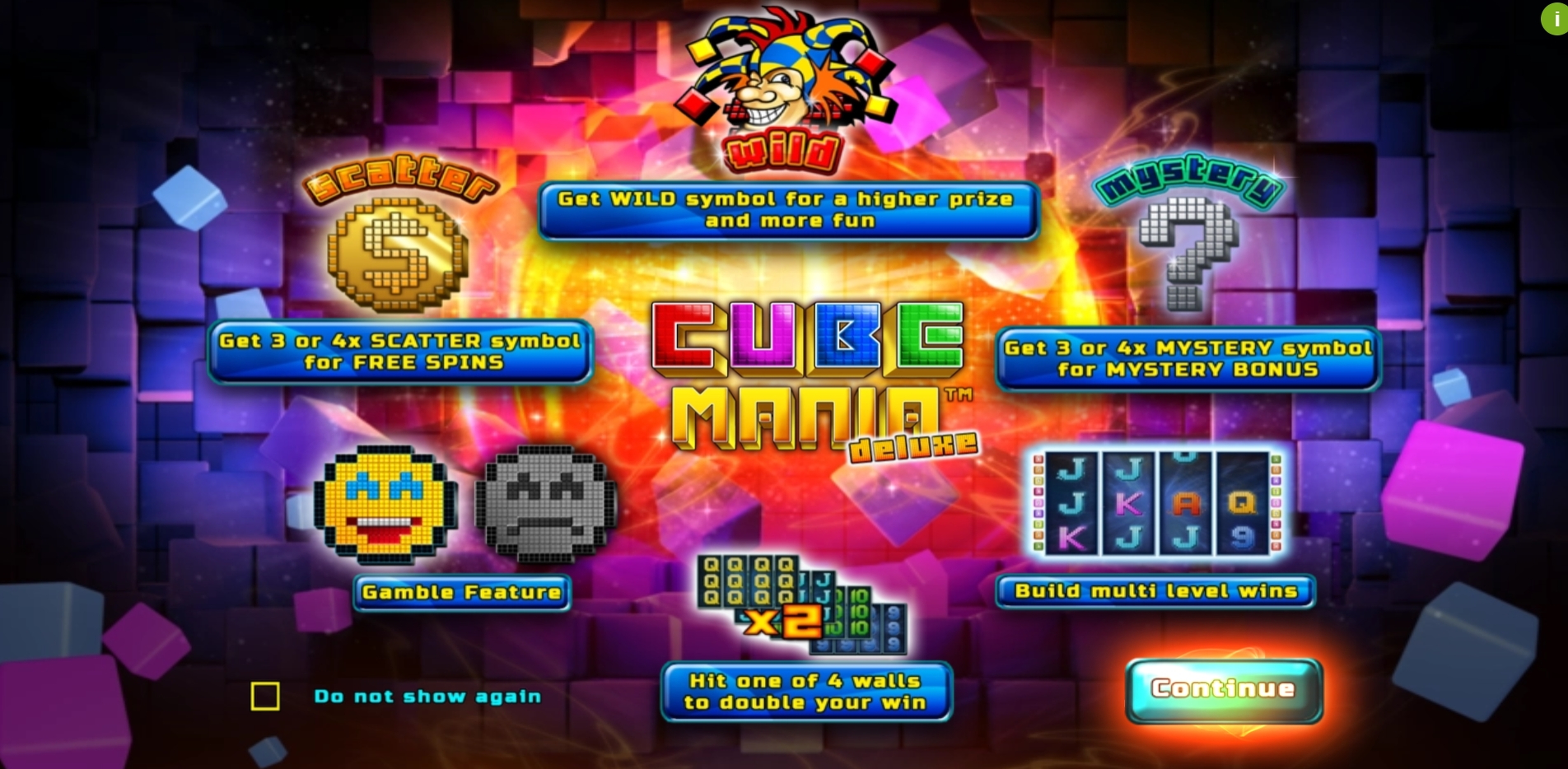 Play Cube Mania Deluxe Free Casino Slot Game by Wazdan