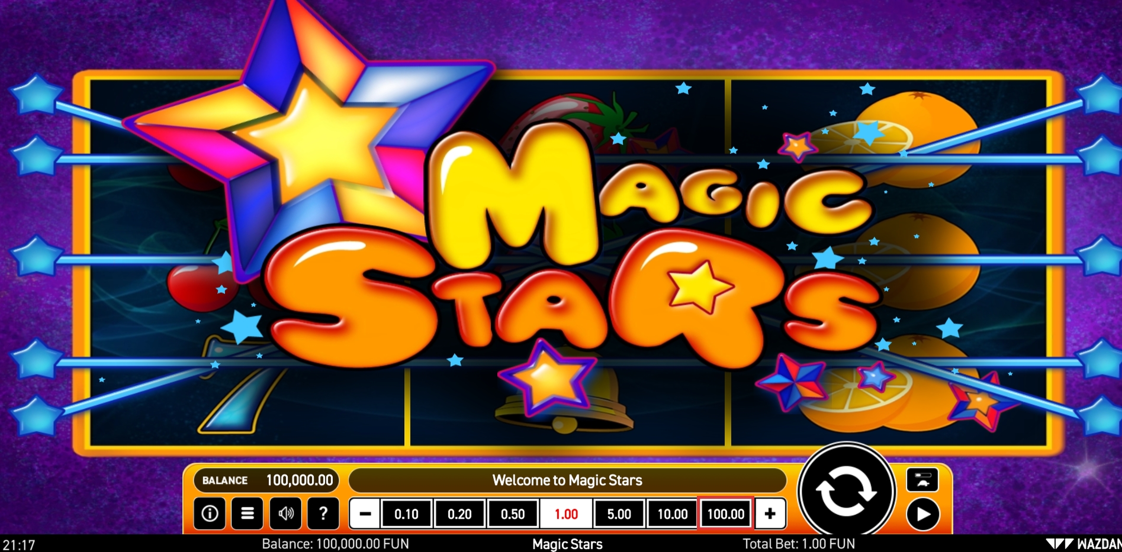 Play Magic Stars Free Casino Slot Game by Wazdan