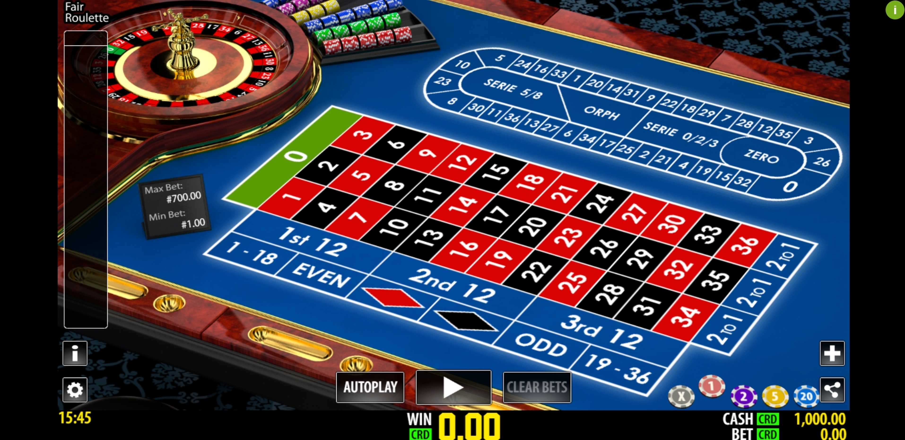 Reels in Fair Roulette Pro Slot Game by World Match