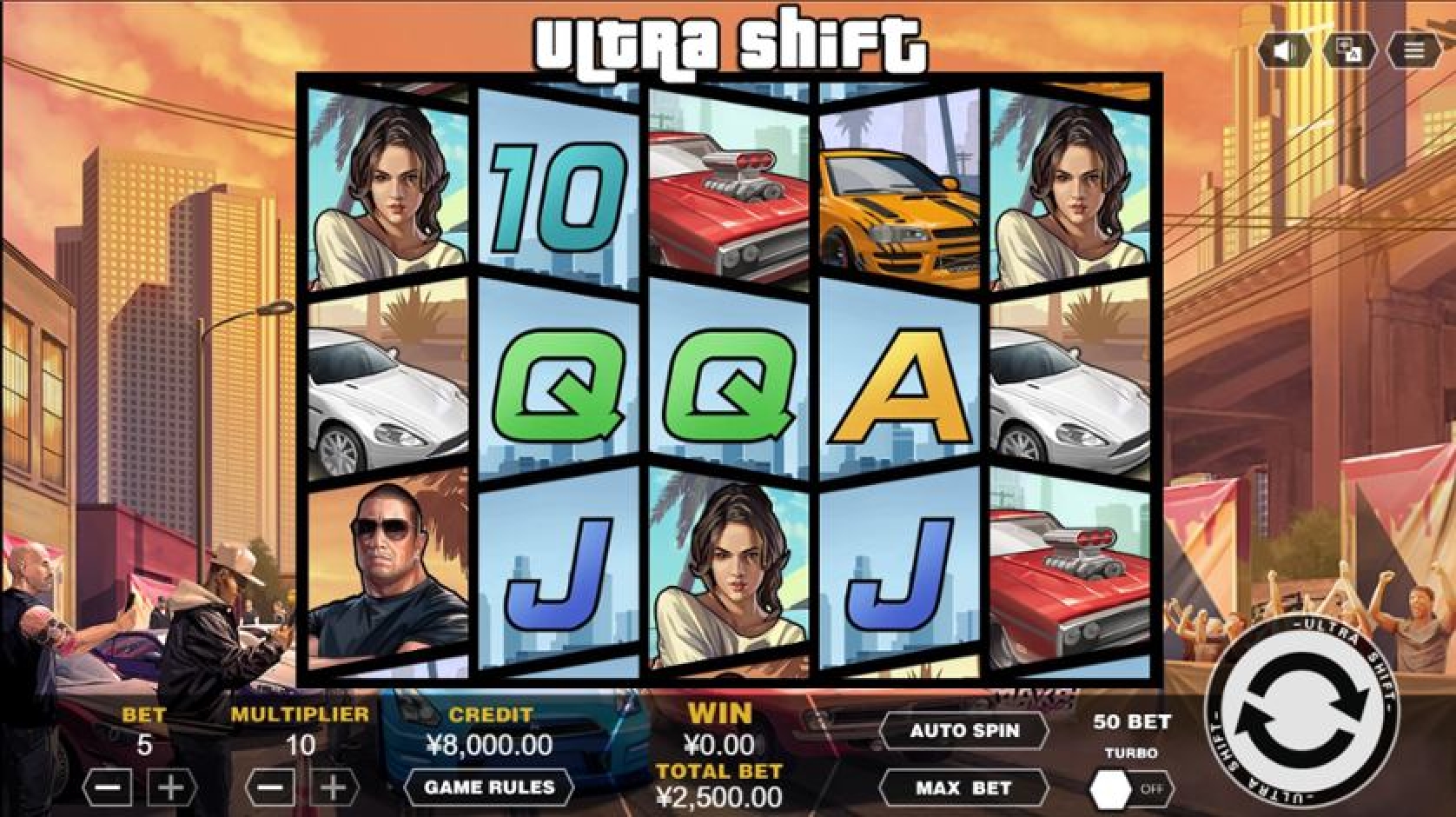 The Ultra Shift Online Slot Demo Game by XIN Gaming