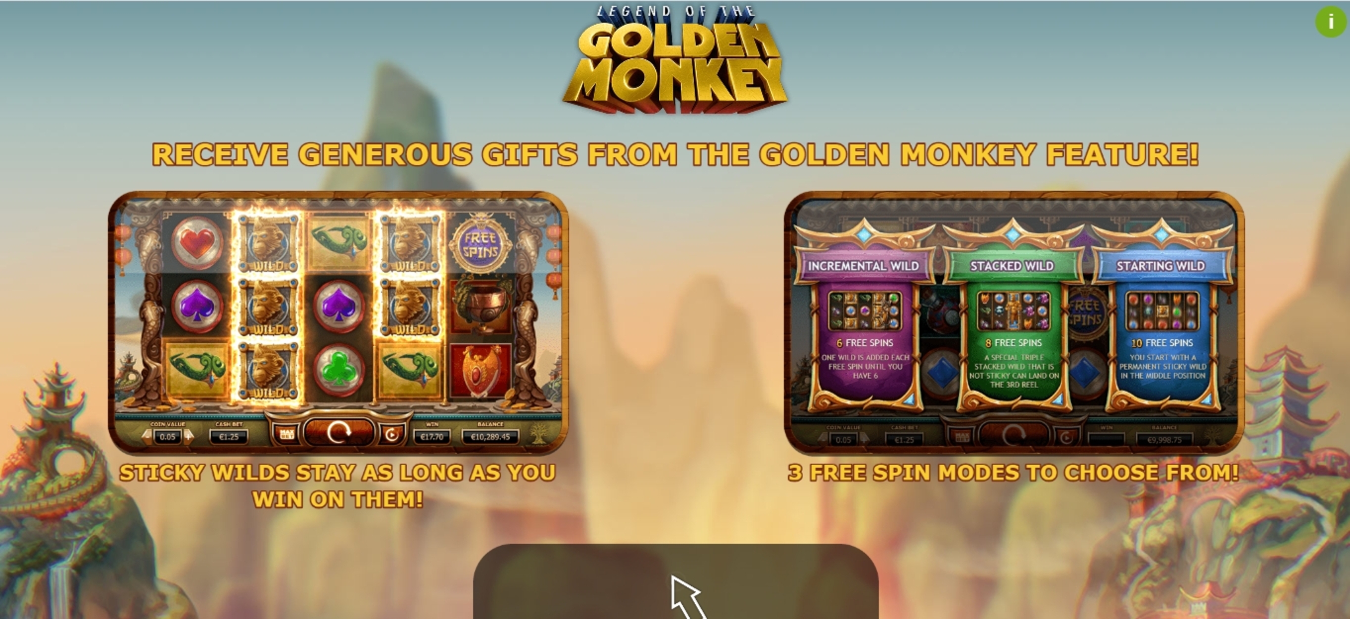 Play Legend of the Golden Monkey Free Casino Slot Game by Yggdrasil Gaming