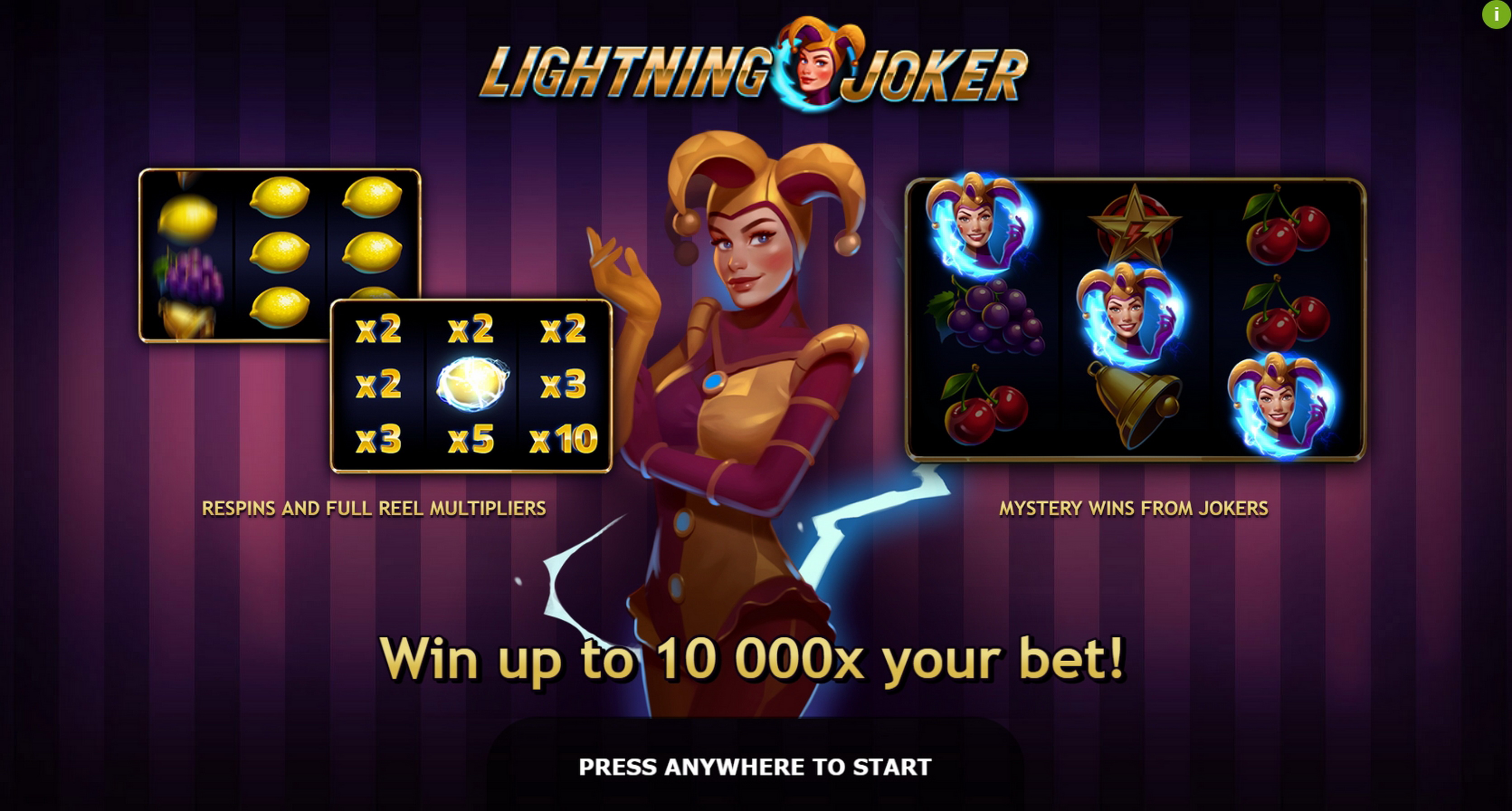 Play Lightning Joker Free Casino Slot Game by Yggdrasil Gaming
