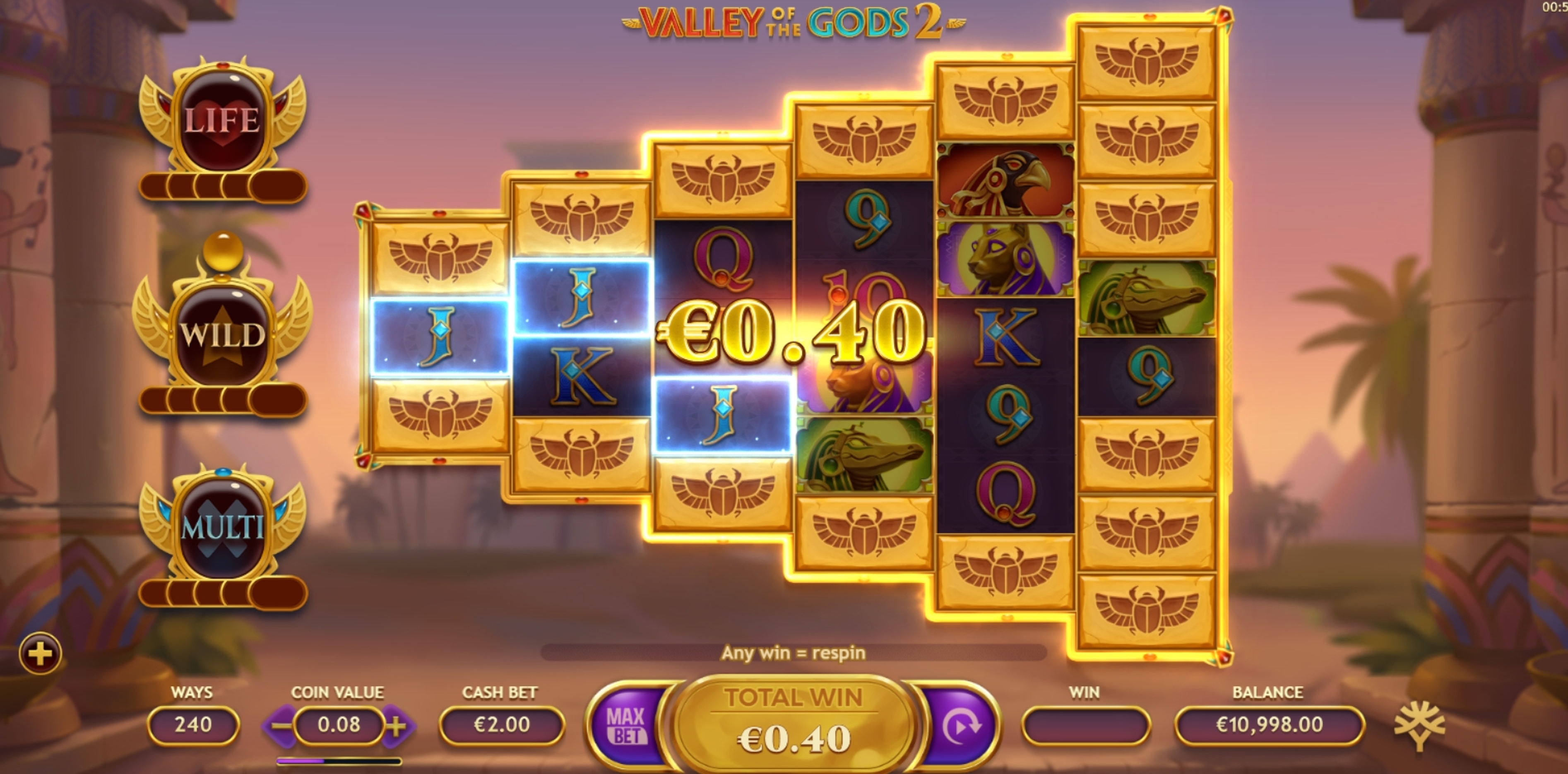 Win Money in Valley Of The Gods 2 Free Slot Game by Yggdrasil Gaming